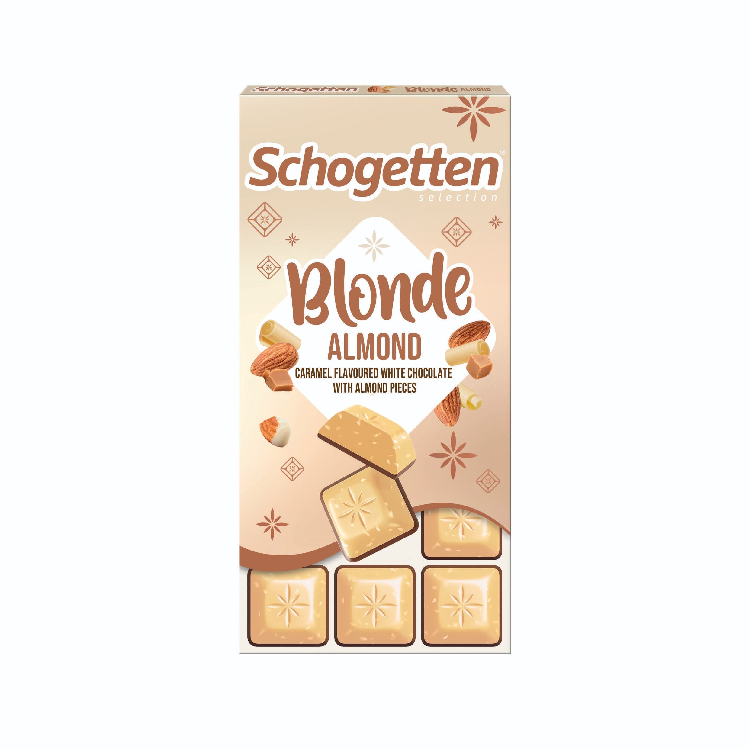 Schogetten Bílá čokoláda Mandle 100g