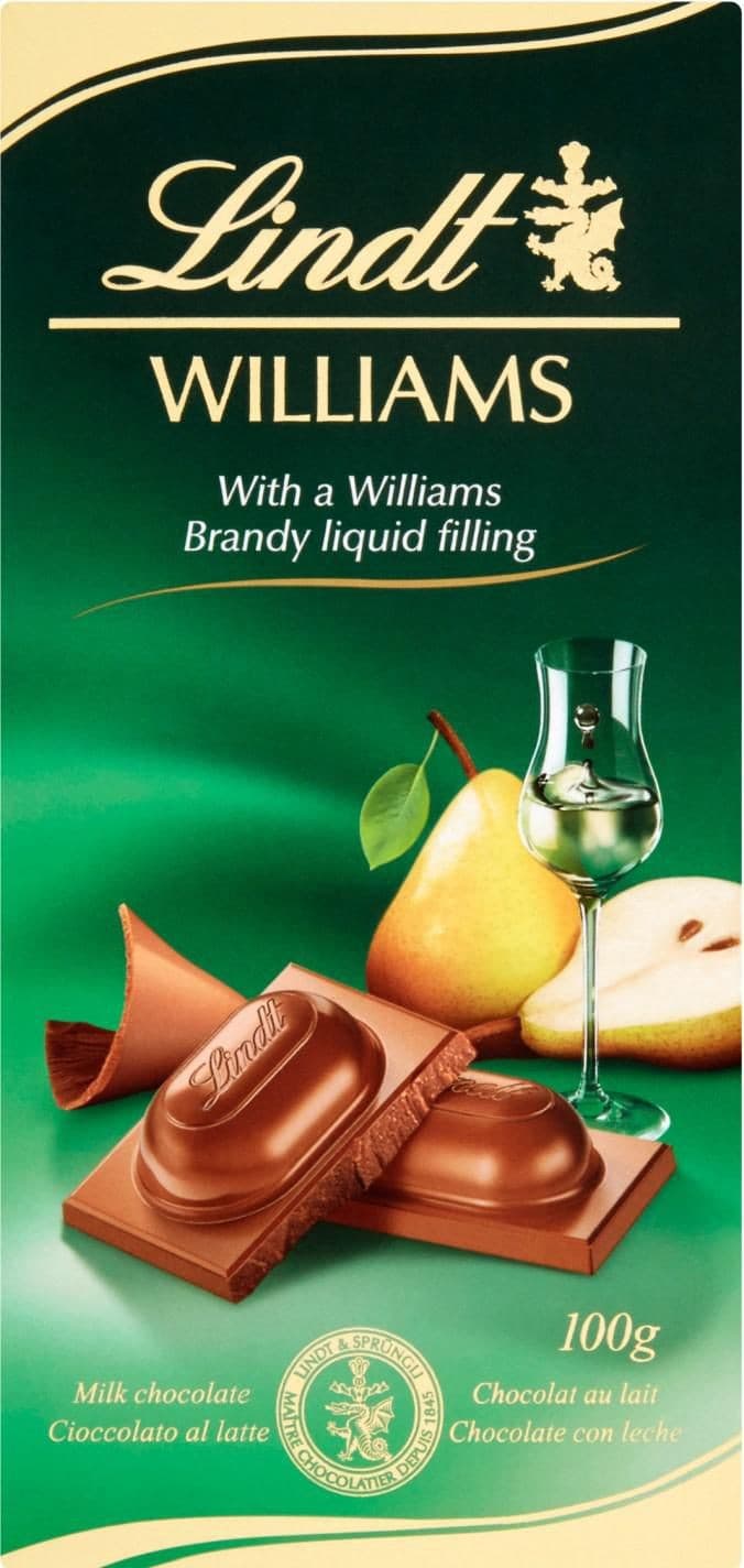 Lindt Čokoláda s hruškovicí 100g