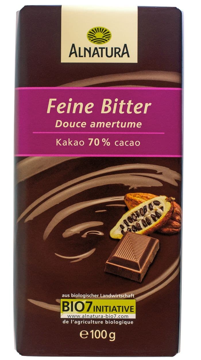 Alnatura BIO Hořká čokoláda jemná 100 g