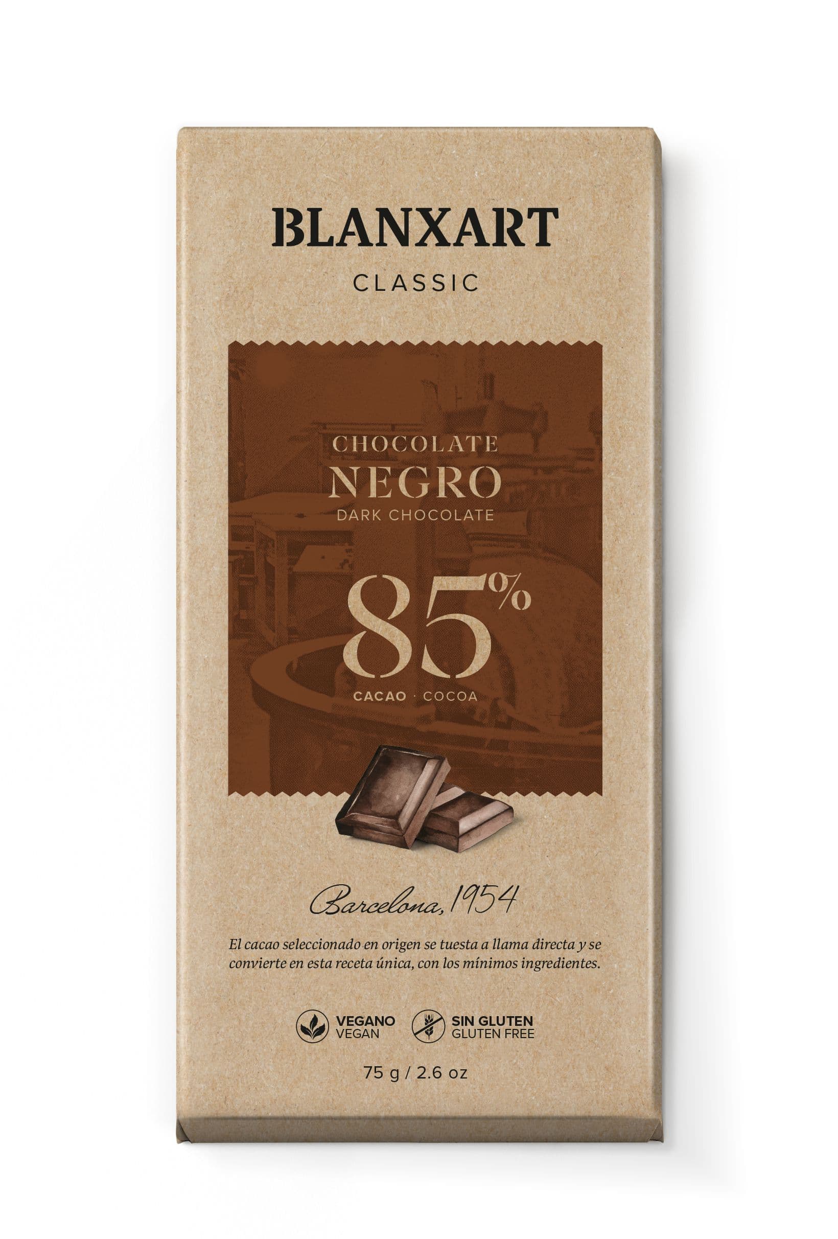 Hořká 85% čokoláda 75g