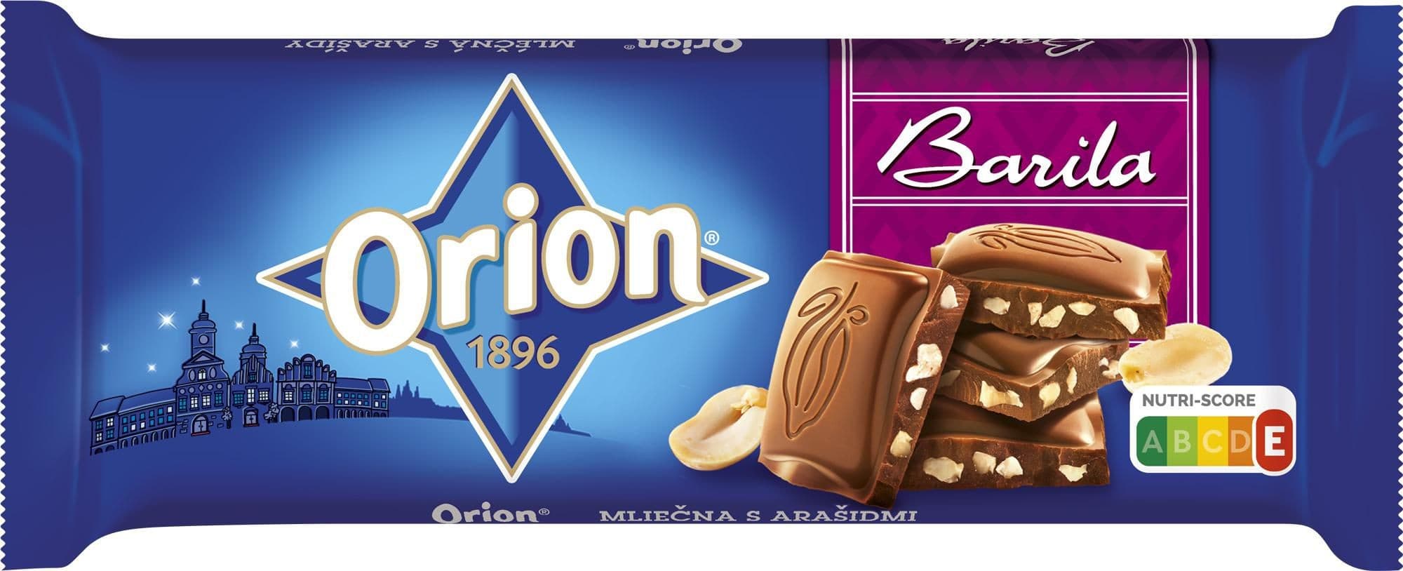 Orion Barila Mléčná čokoláda s kousky 90g