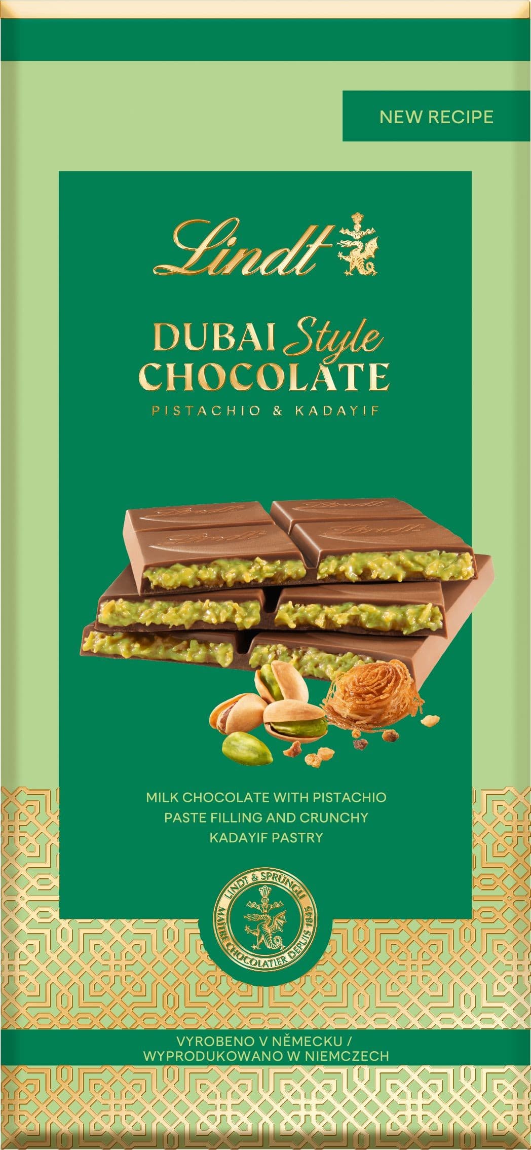 Lindt Dubai Style Chocolate 145g