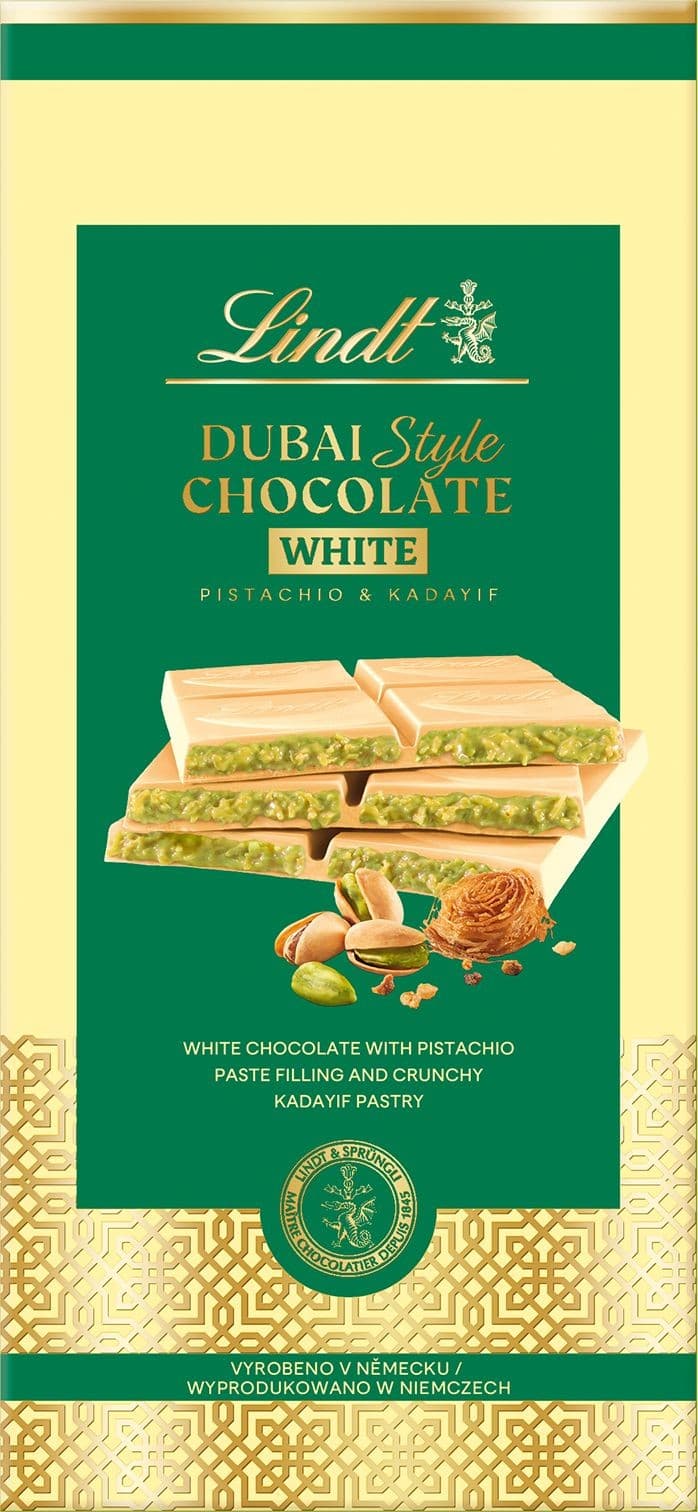 Lindt Dubai Style Chocolate White 150g