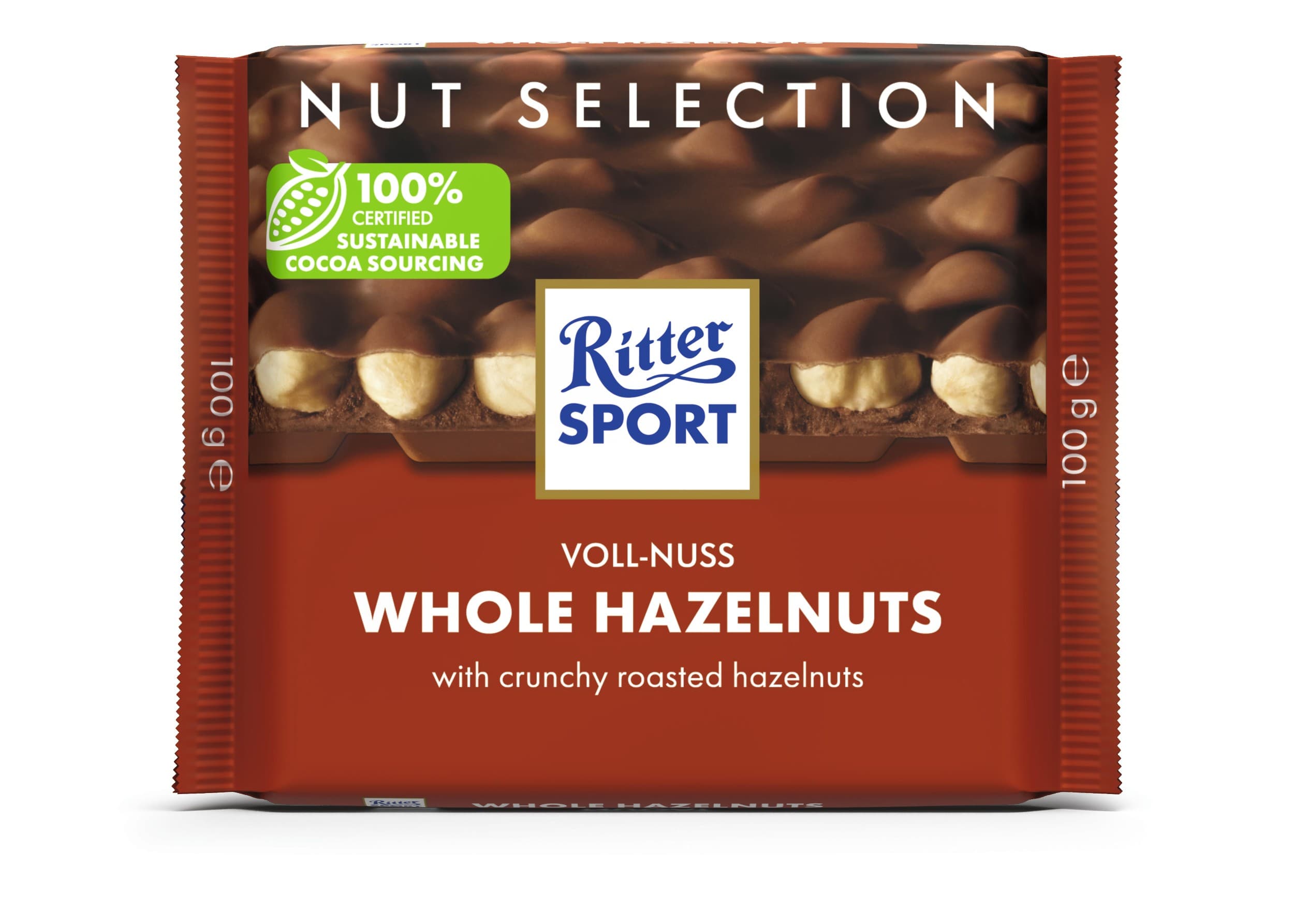 Ritter Sport Mléčná čokoláda celé ořechy 100g