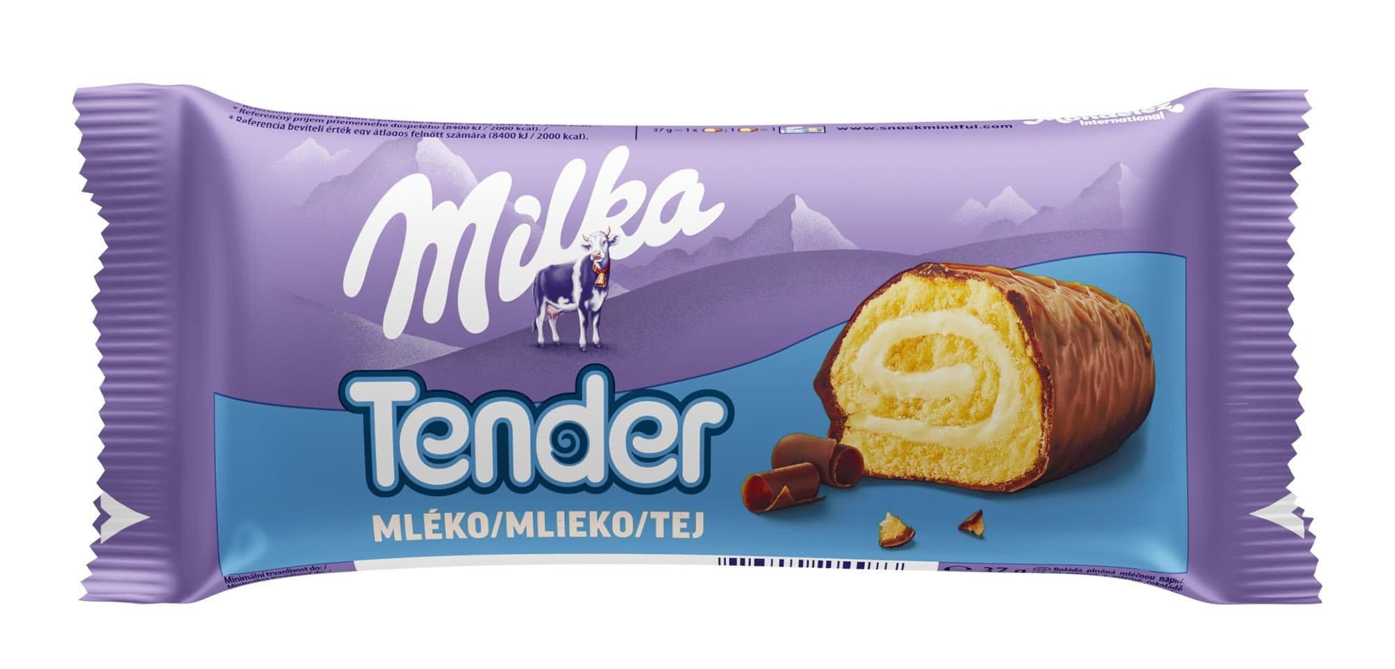 Milka Tender jemné pečivo mléčná náplň 37g