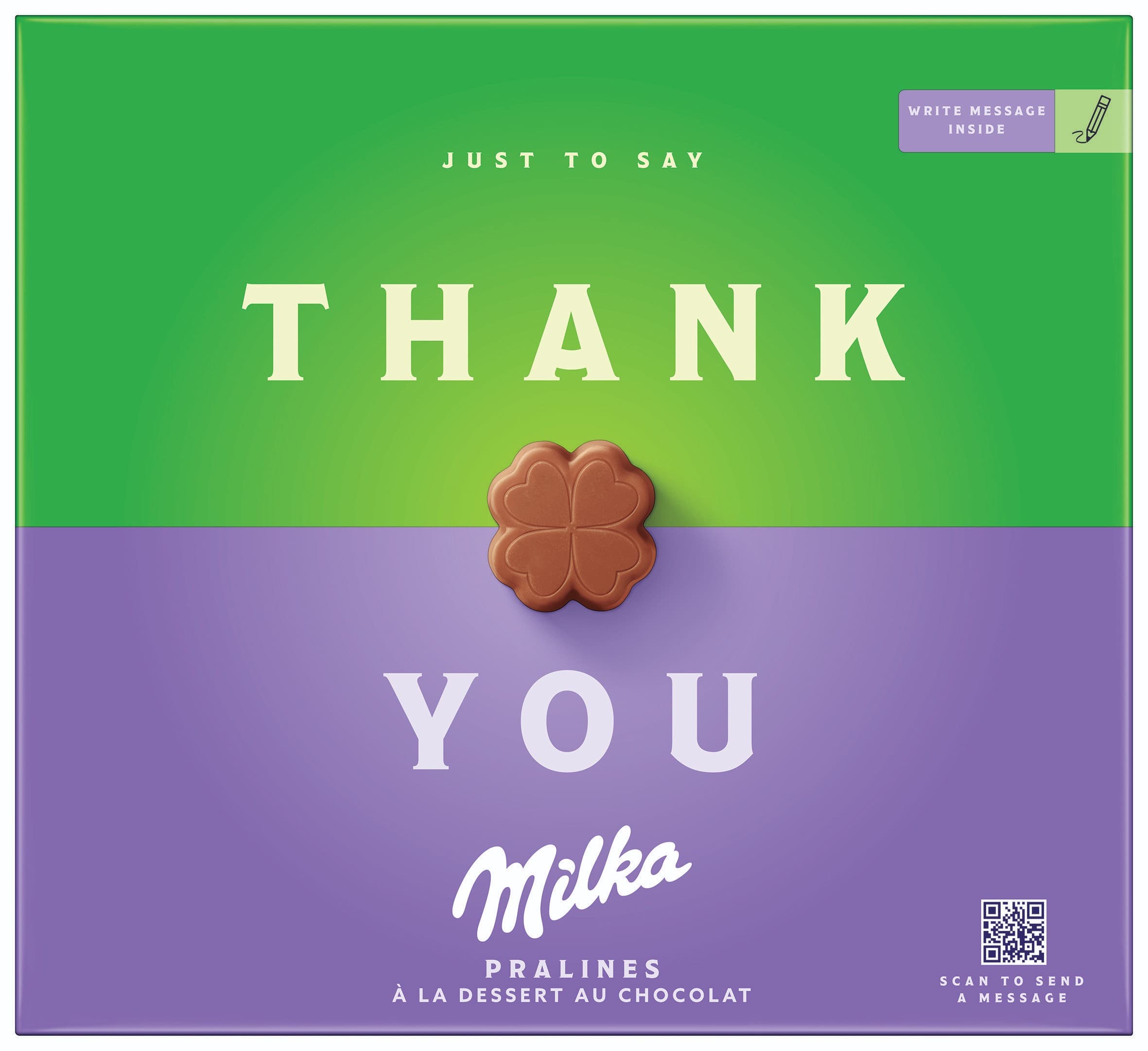 Milka Thank You bonboniéra, kakaová náplň 110g