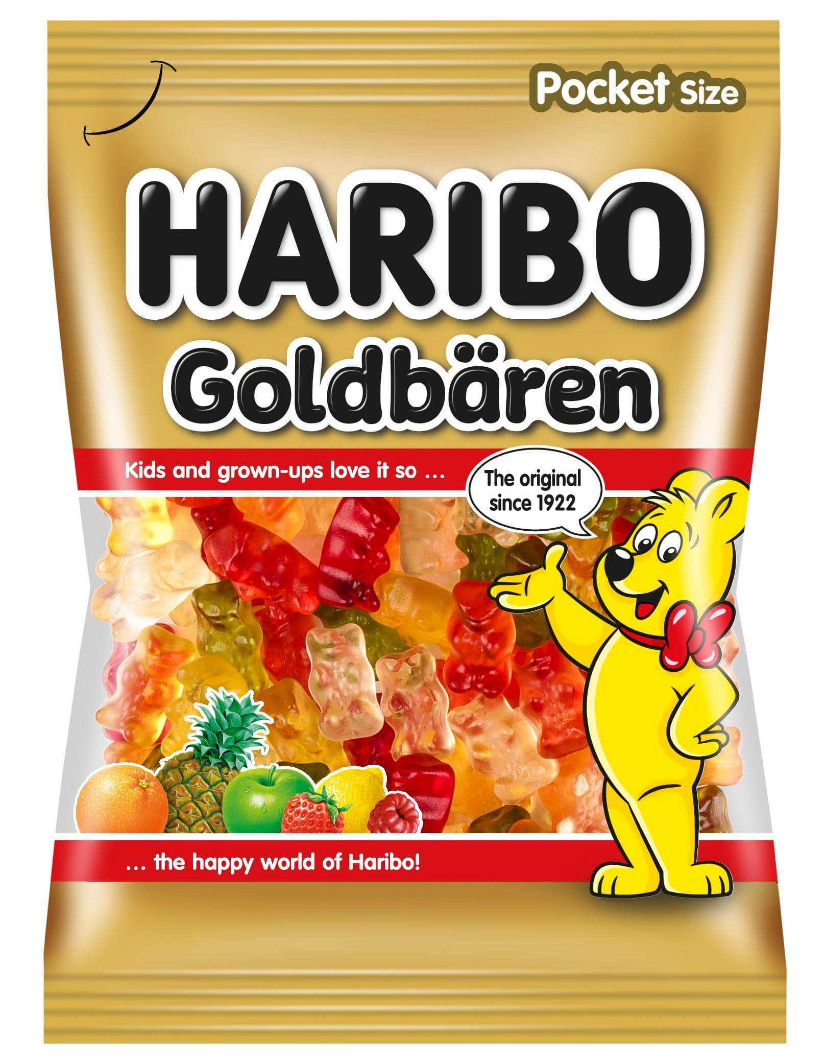 Haribo Goldbären želé s ovocnými příchutěmi 100 g