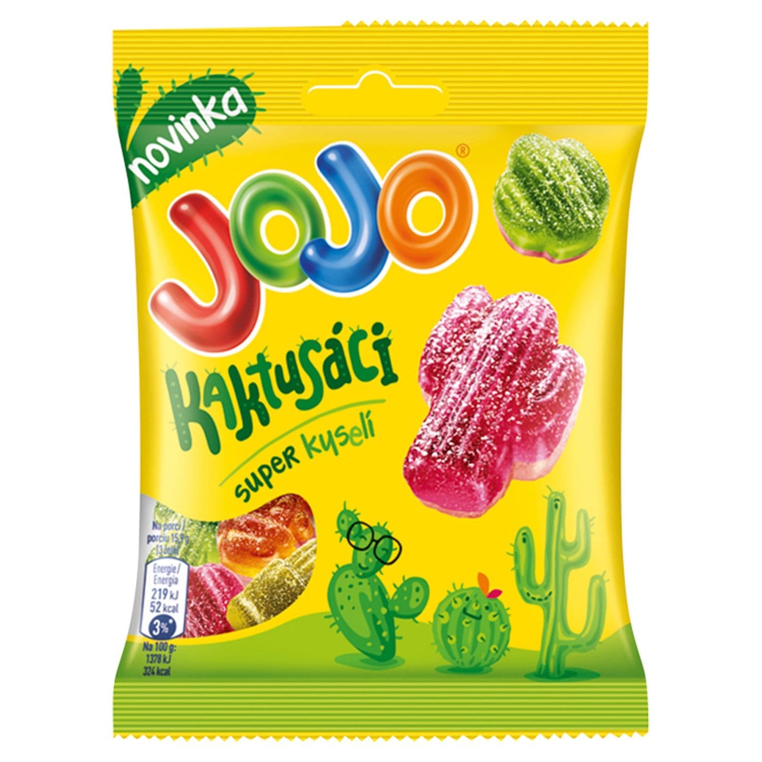Jojo Kaktusáci mix kyselých želé bonbónů 80g