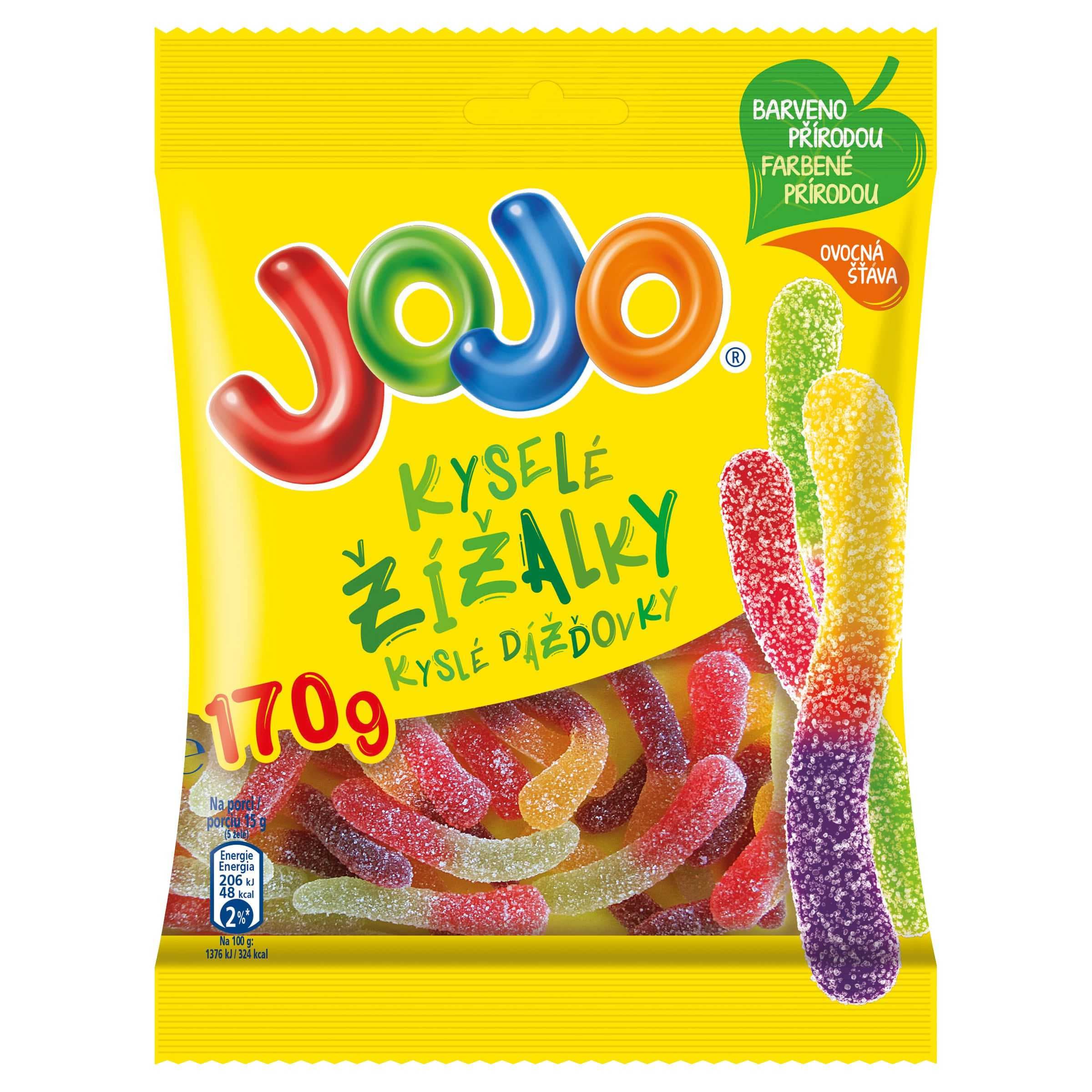 Jojo Kyselé žížalky 170 g