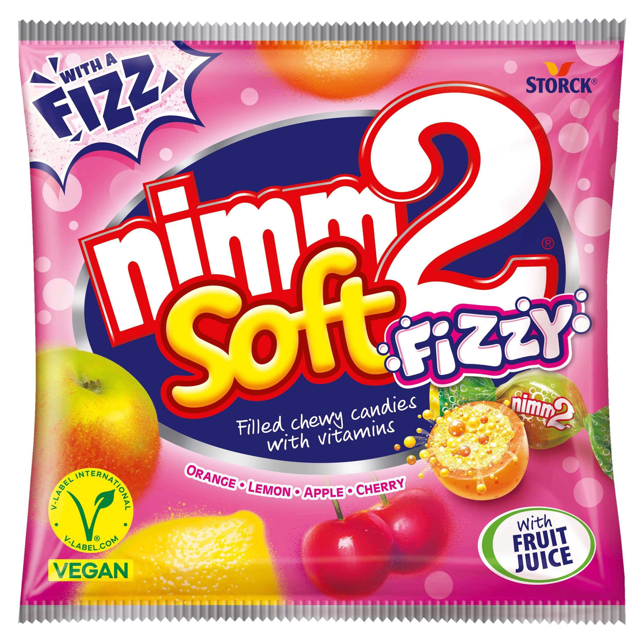 nimm2 Soft Fizzy ovocné žvýkací bonbóny 90g