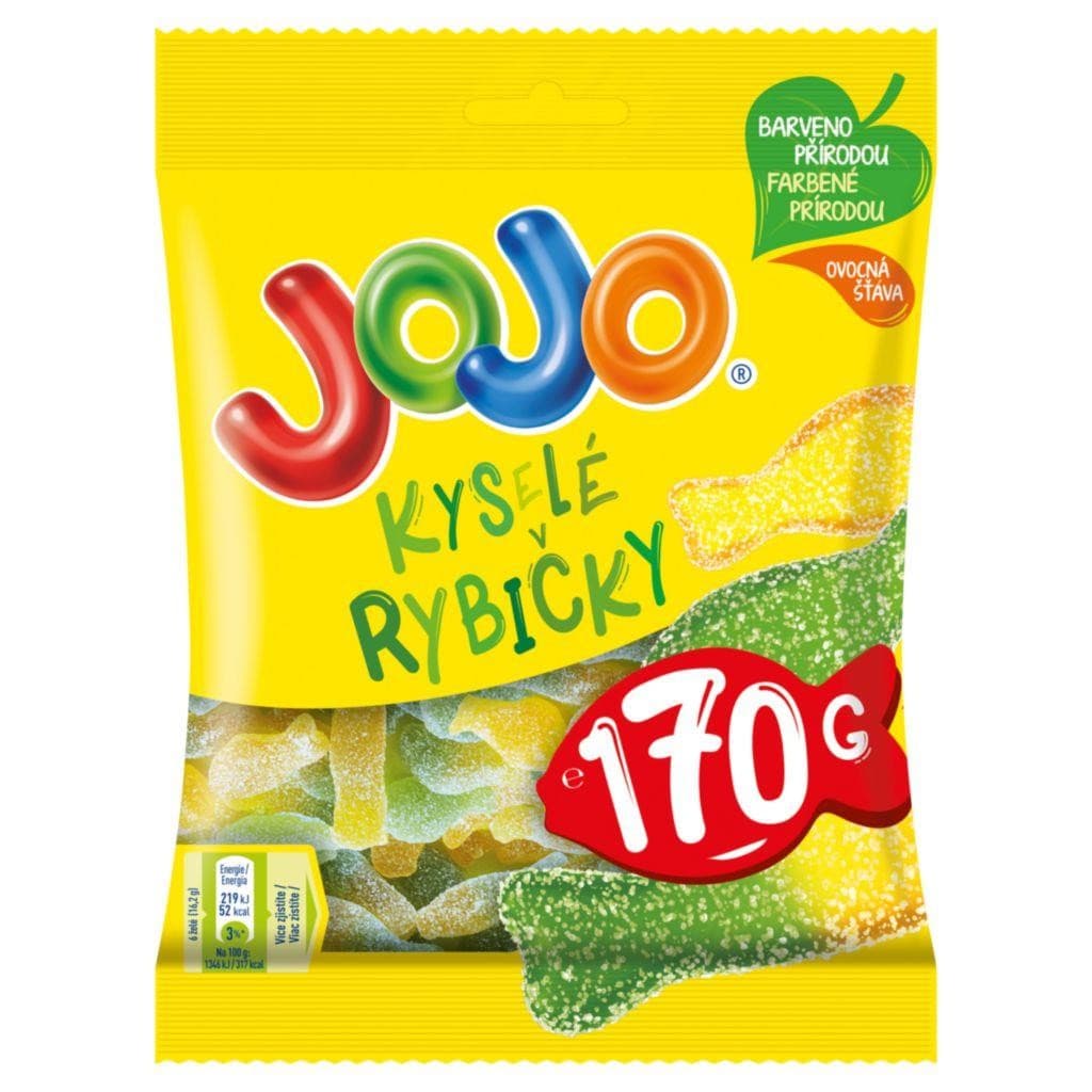 Jojo Kyselé rybičky 170g