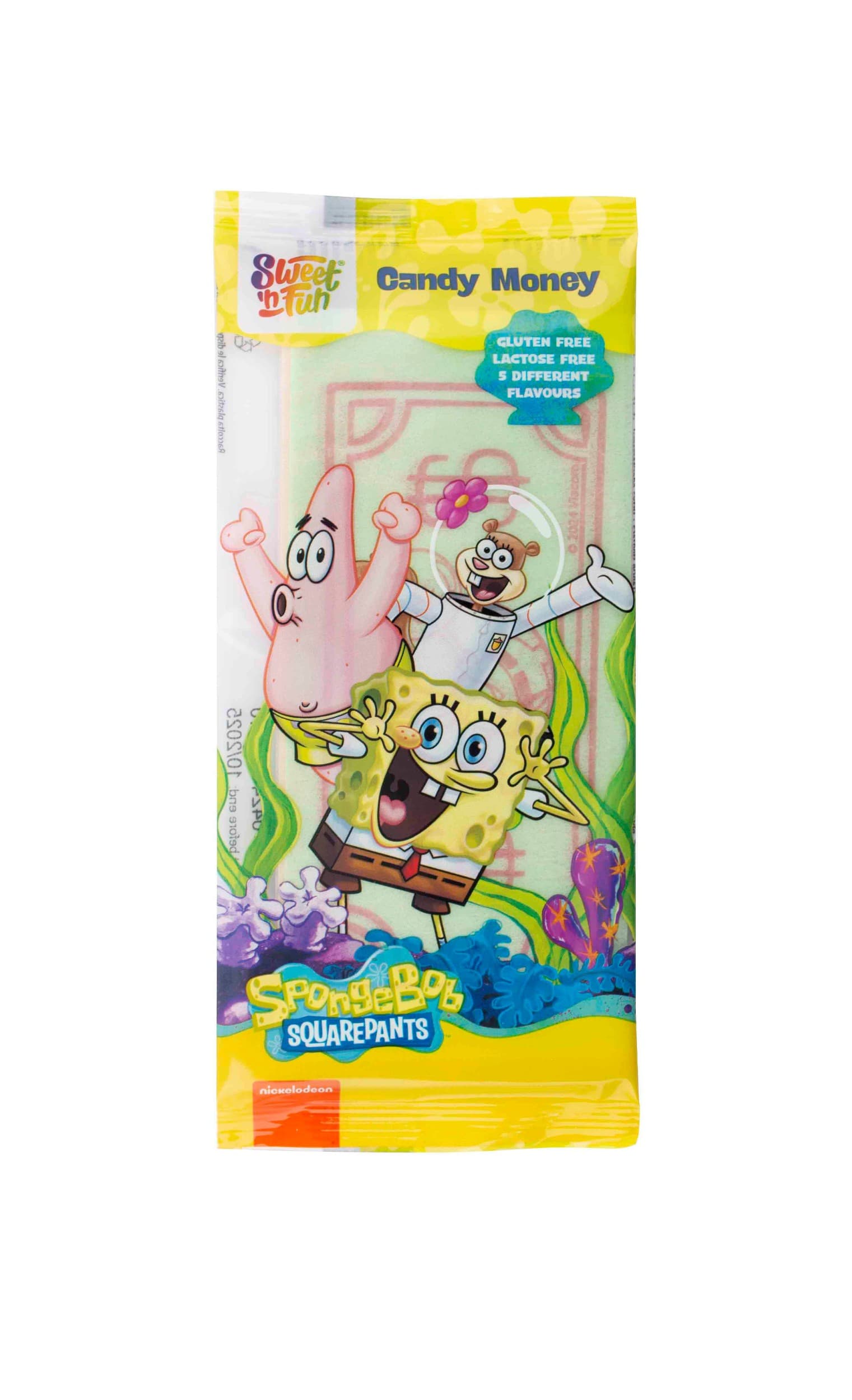 Sponge Bob candy money – jedlé dolarové bankovky 10g