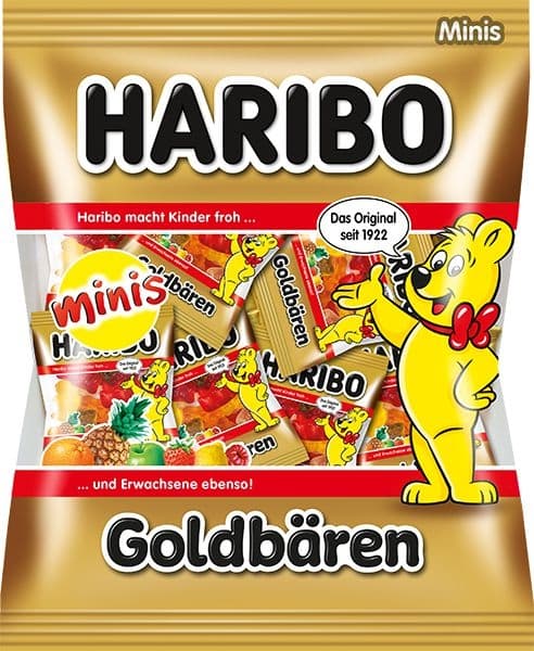 Haribo Goldbären želé s ovocnými příchutěmi 250g