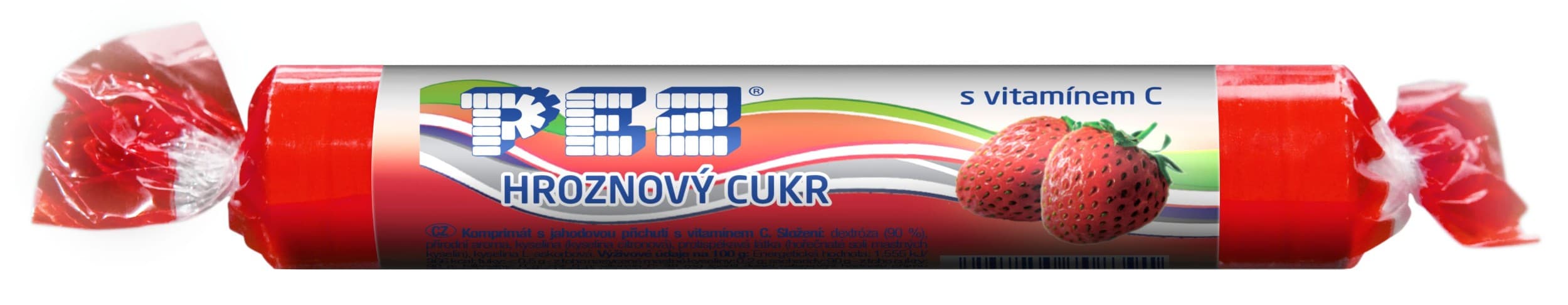 Pez komprimát s jahodou příchutí 39 g