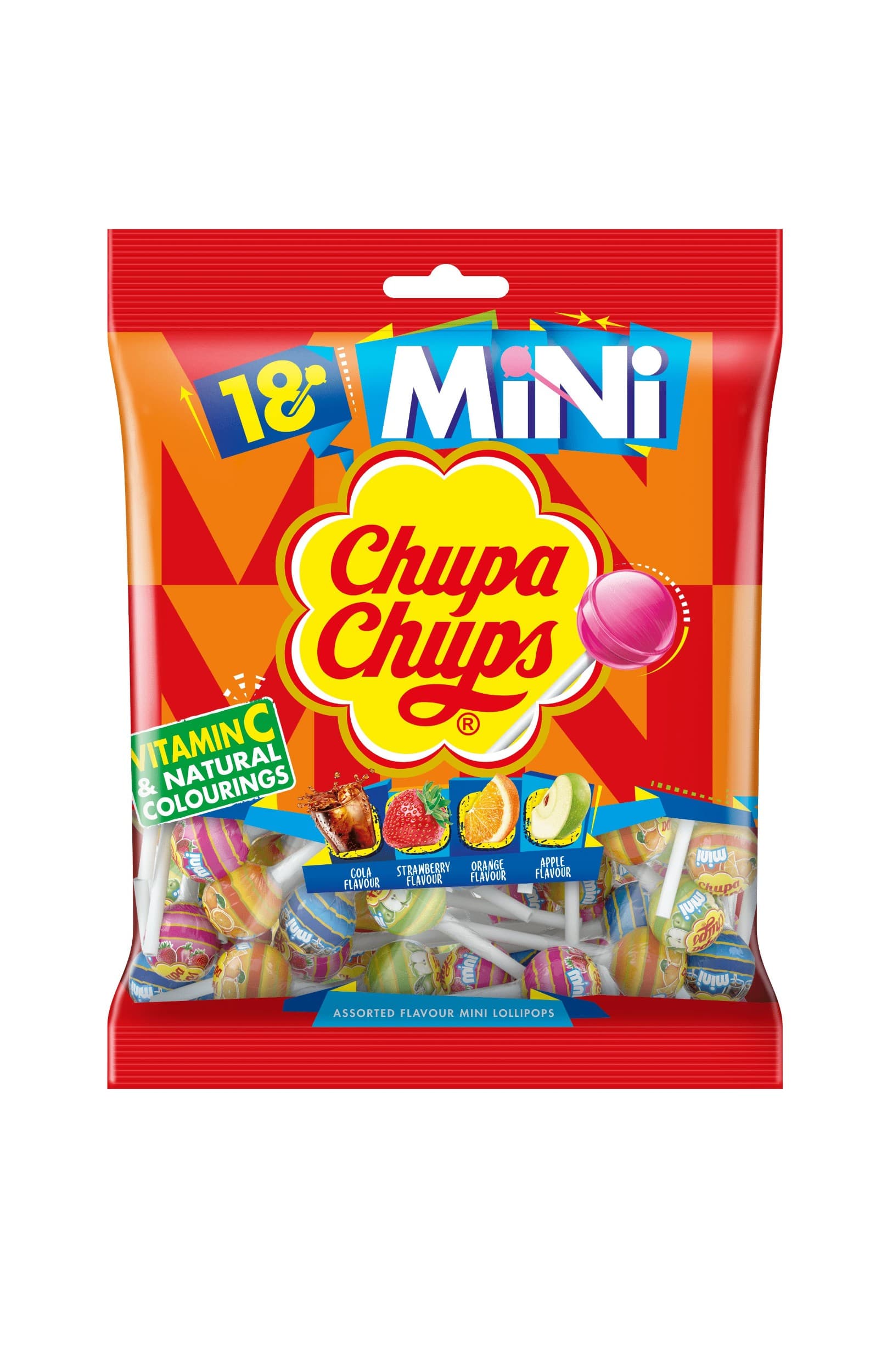 Chupa Chups Mini Best of bag vit.C 108g