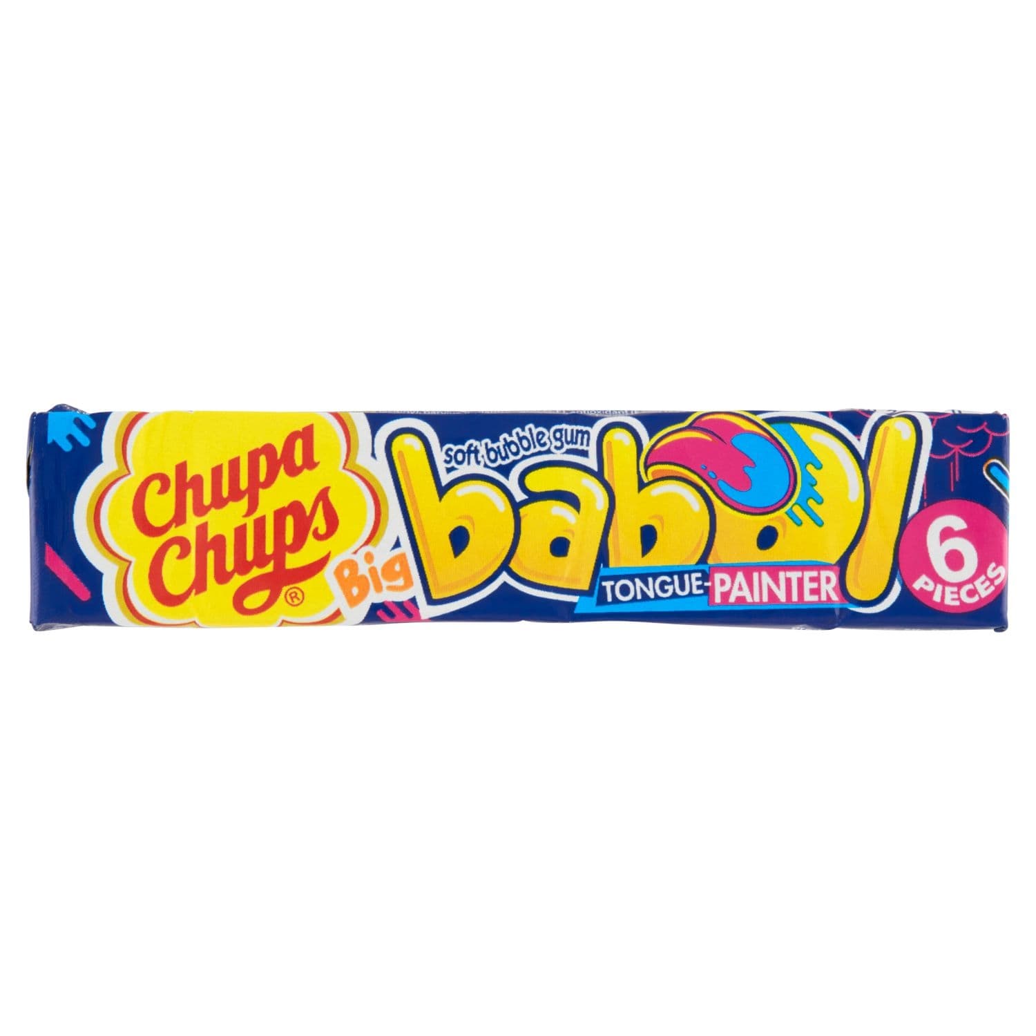 Chupa Chups Big Babol Tongue Painter 6 ks 27,6g