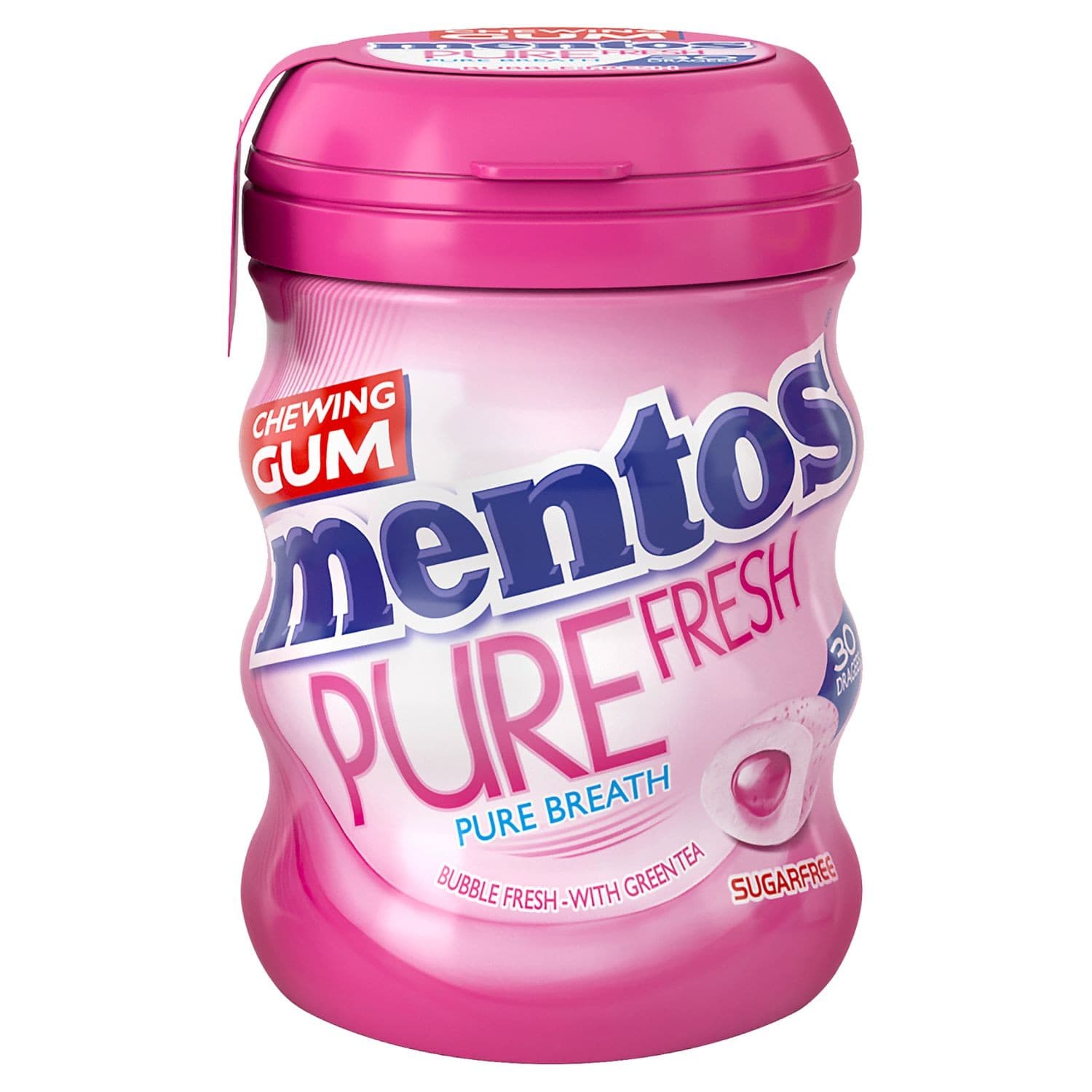 Mentos Pure Fresh žvýkačka s tekutou náplní s ovocnou příchutí 30 ks 60g