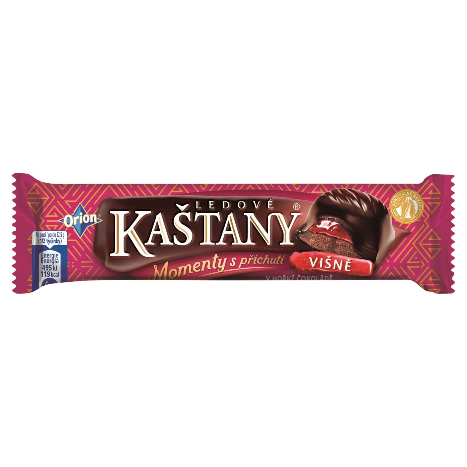 Orion Ledové kaštany, Momenty s příchutí višně 45g