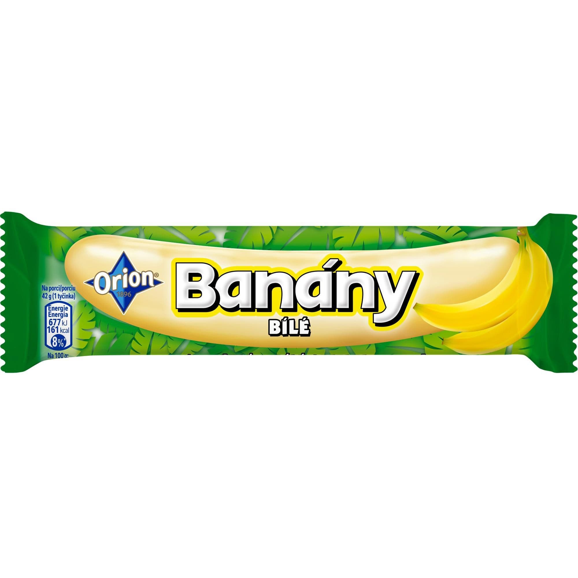 Orion Banány želé v bílé polevě 42g