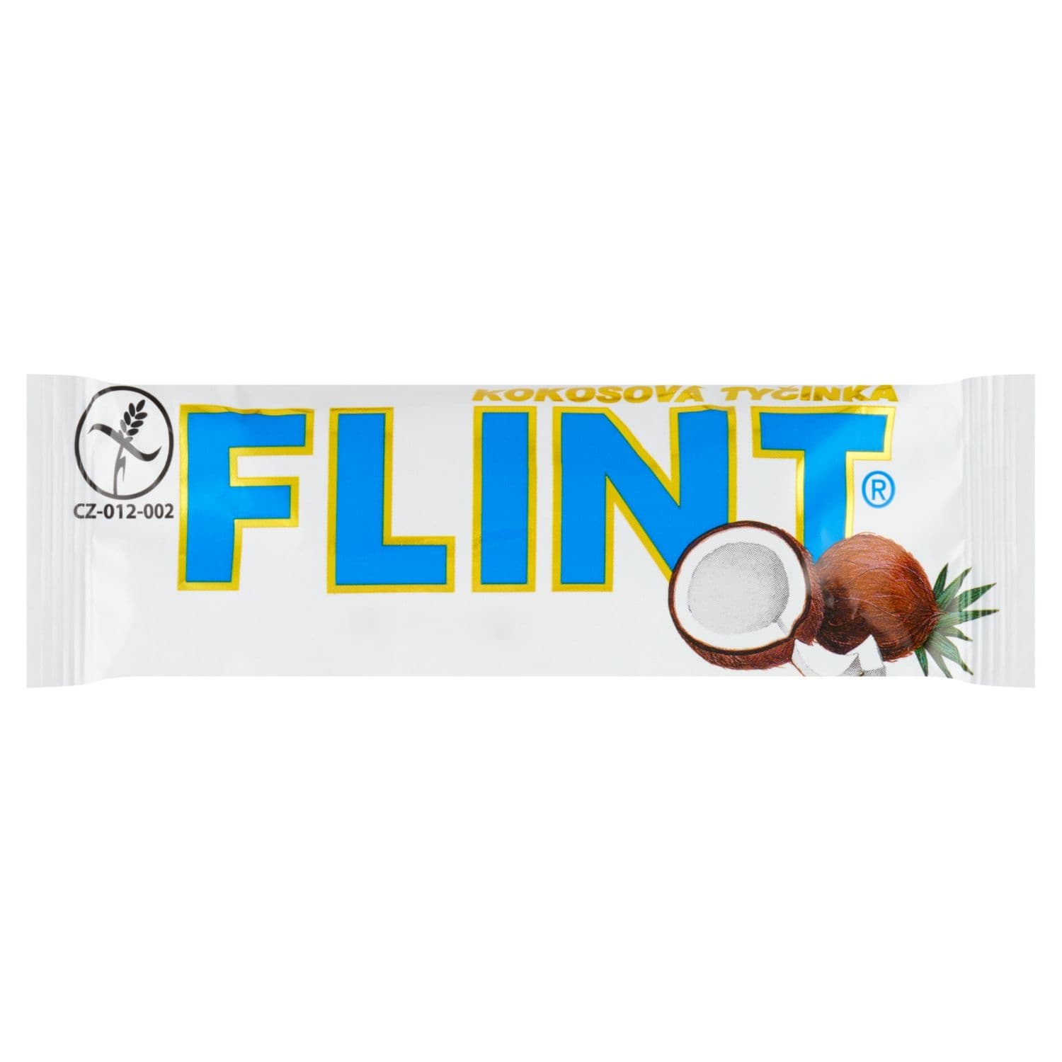 Flint Kokosová tyčinka polévaná bílou cukrářskou polevou 50g
