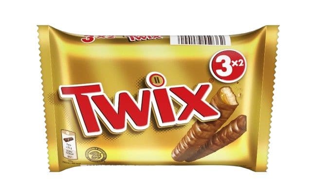 Twix Sušenka s karamelem máčená v mléčné čokoládě 3x50g