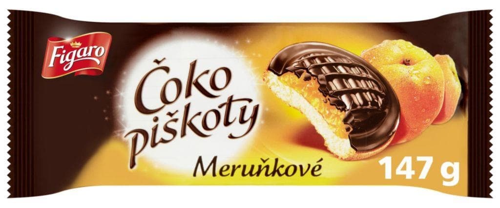 Figaro Čoko piškoty Meruňkové 147g