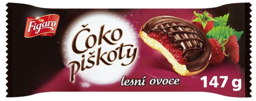 Figaro Čoko piškoty s příchutí lesního ovoce 147g
