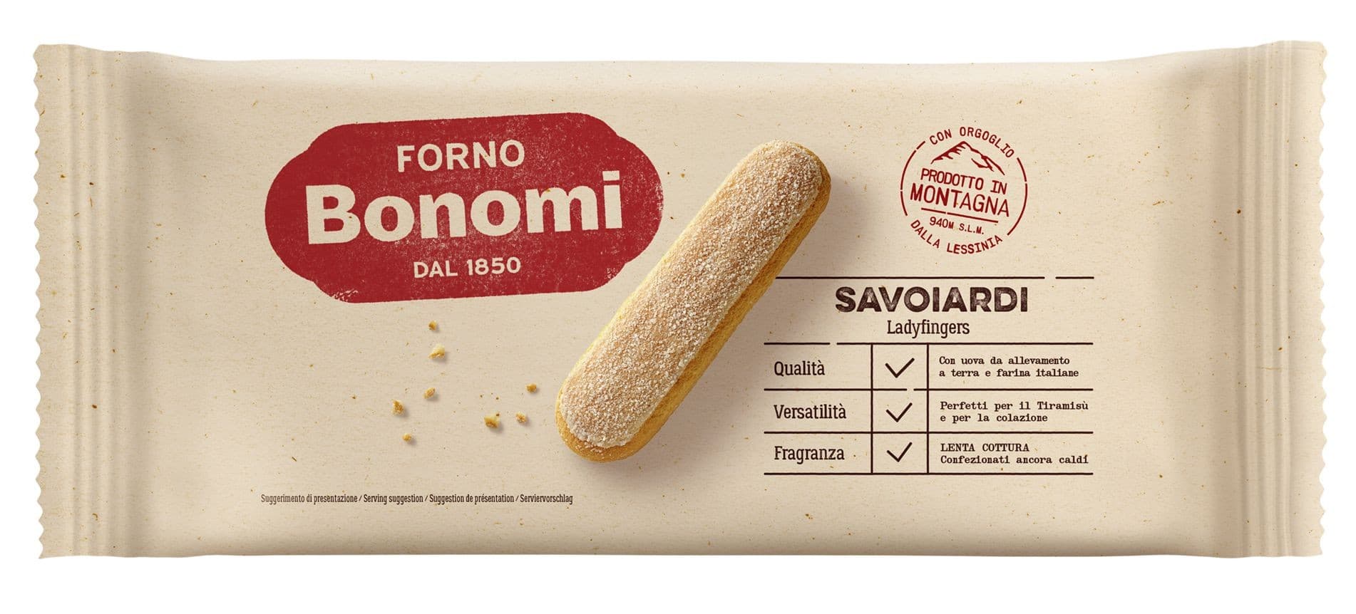 Forno Bonomi Savoiardi cukrářské piškoty 200g