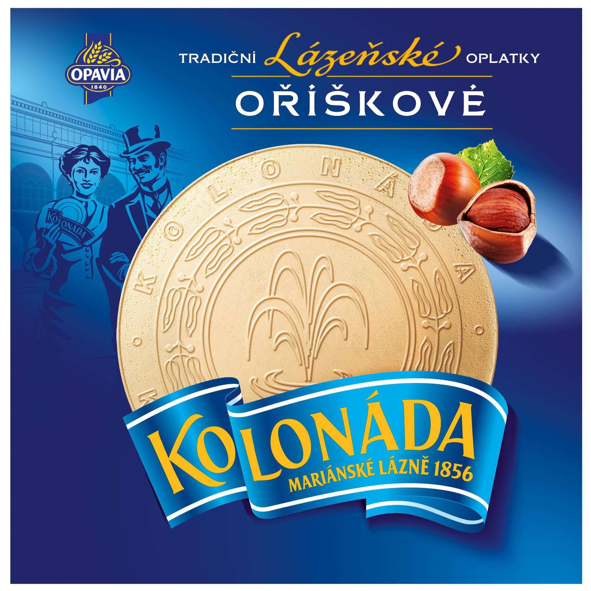 Opavia Kolonáda lázeňské oplatky lískooříškové 175g