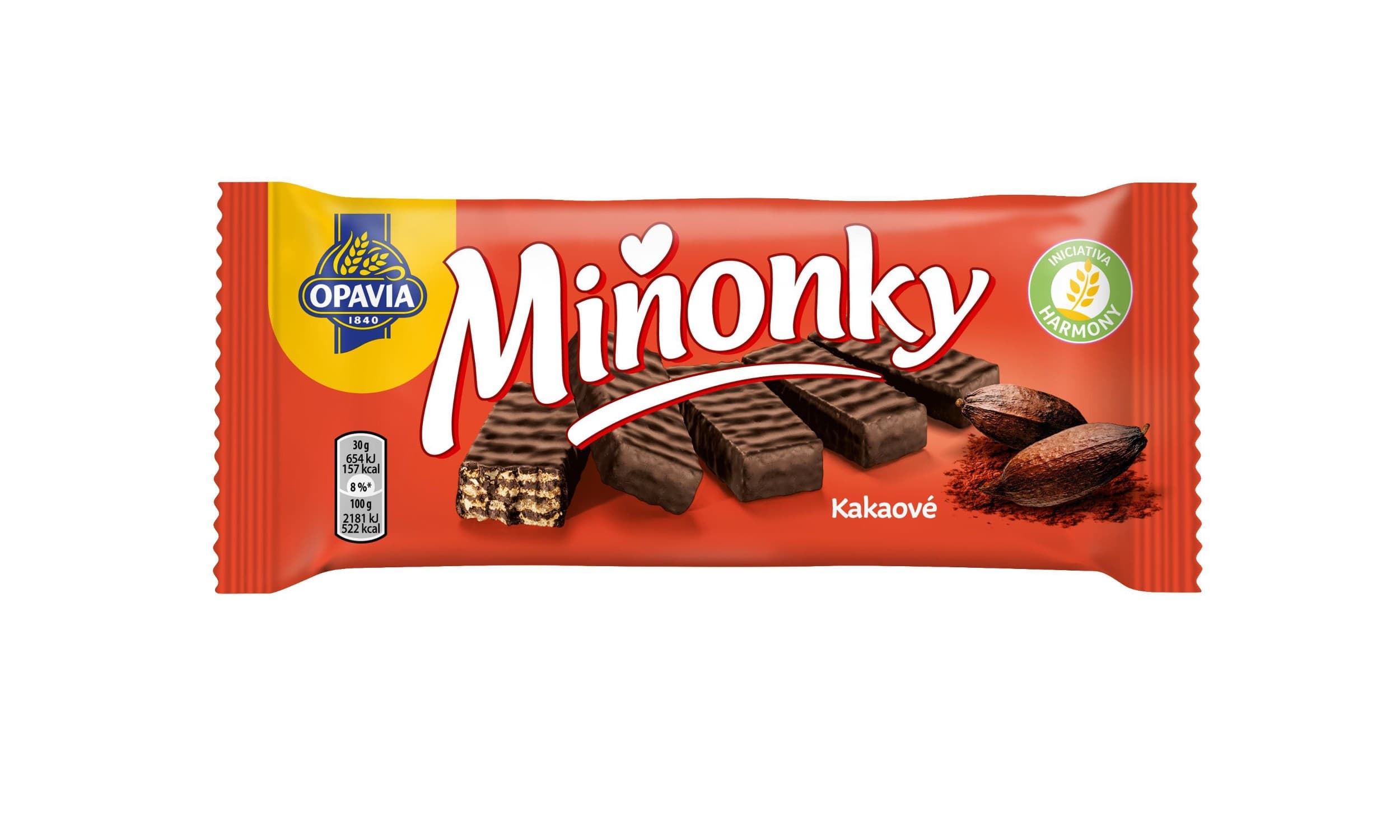 Opavia Miňonky Kakaové oplatky 50g