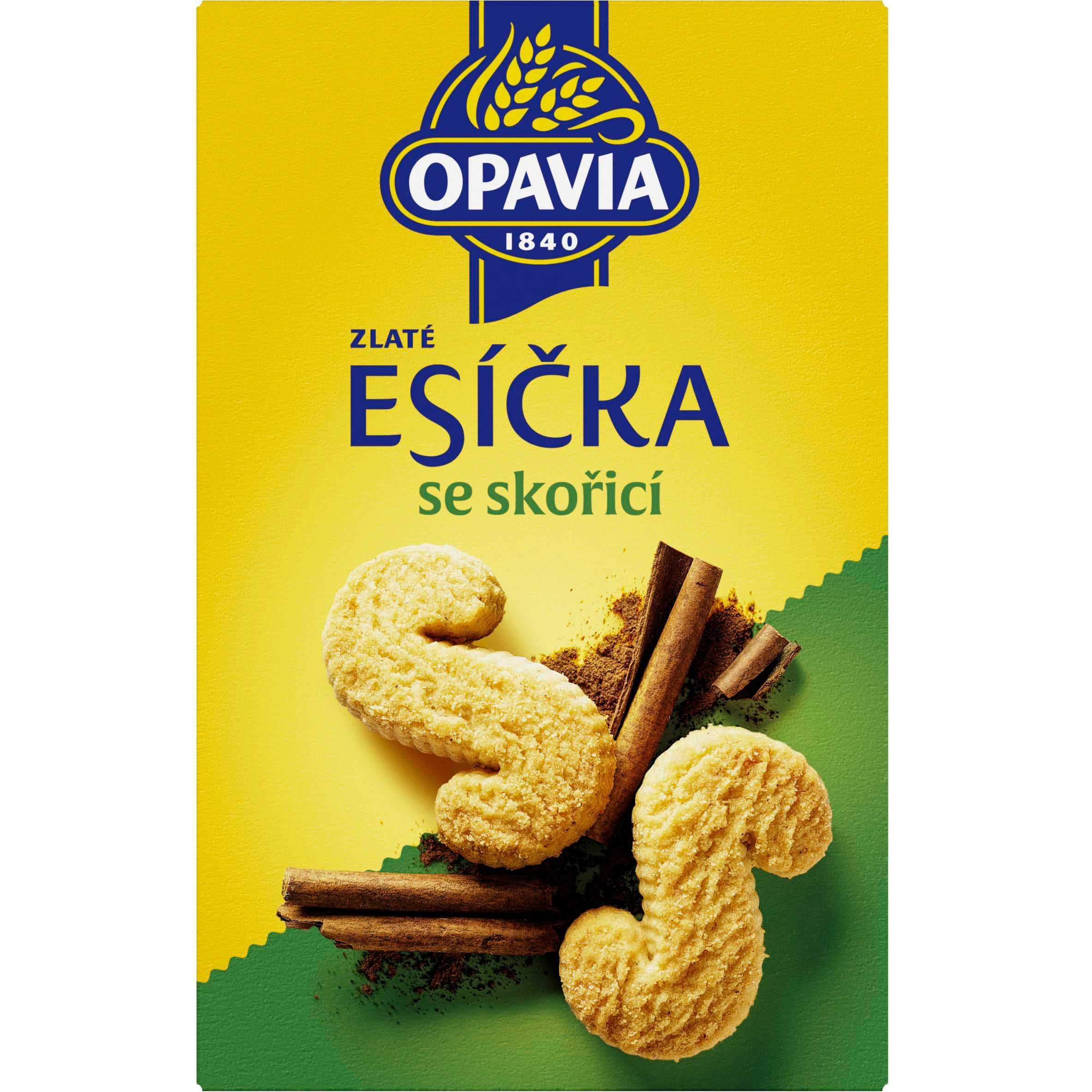 Opavia sušenky Zlaté Esíčka se skořicí 220g