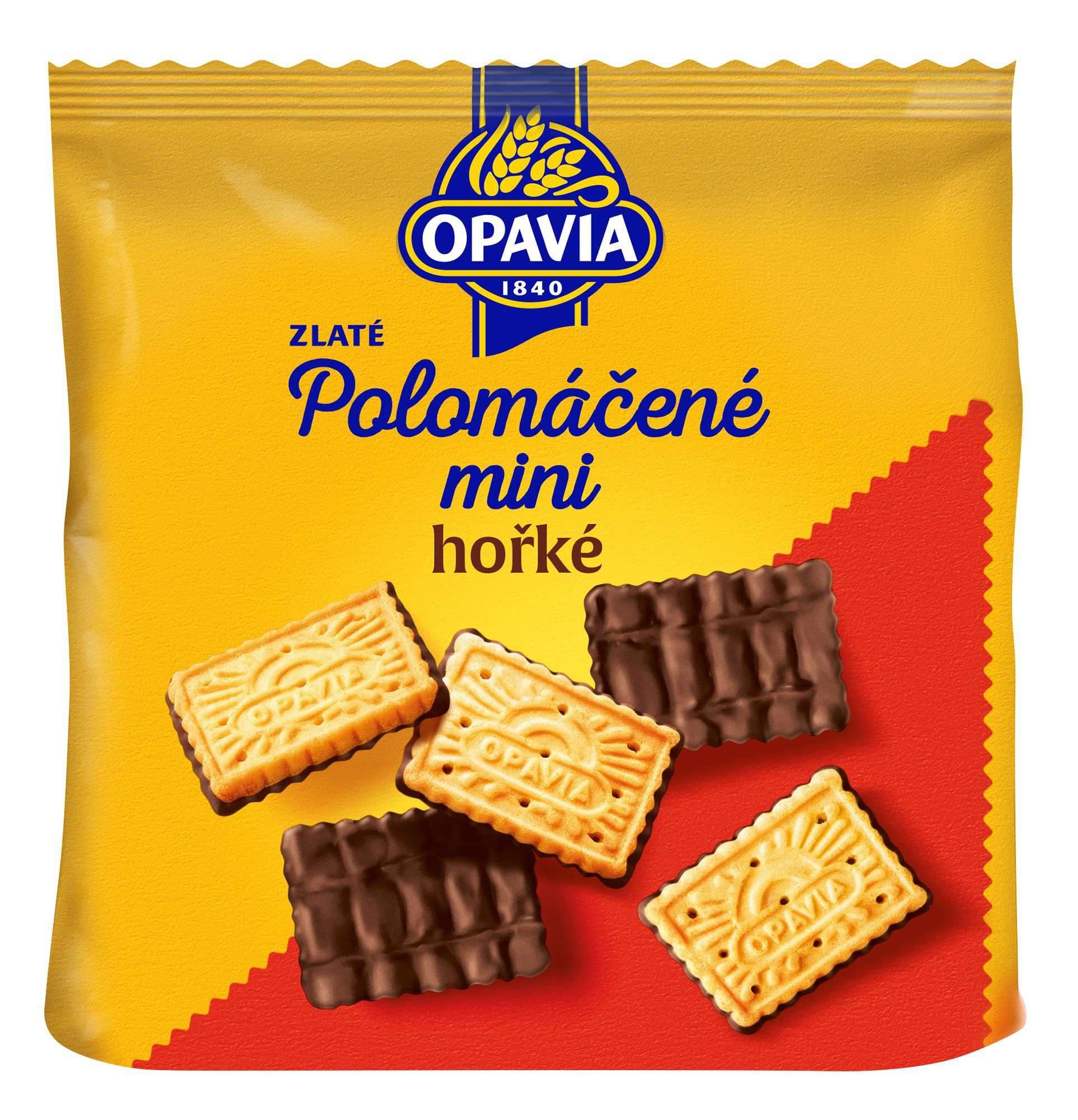 Opavia sušenky Zlaté Polomáčené Mini hořké 145g