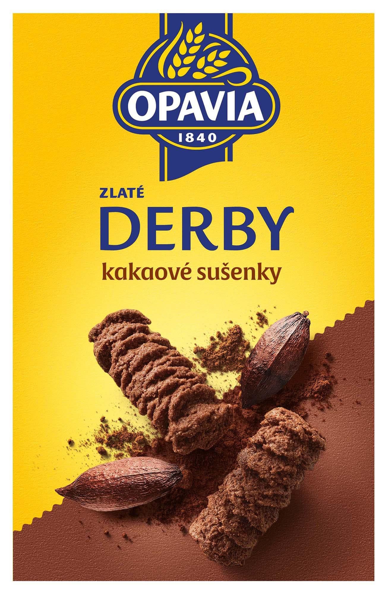 Opavia sušenky Zlaté Derby kakaové 220g