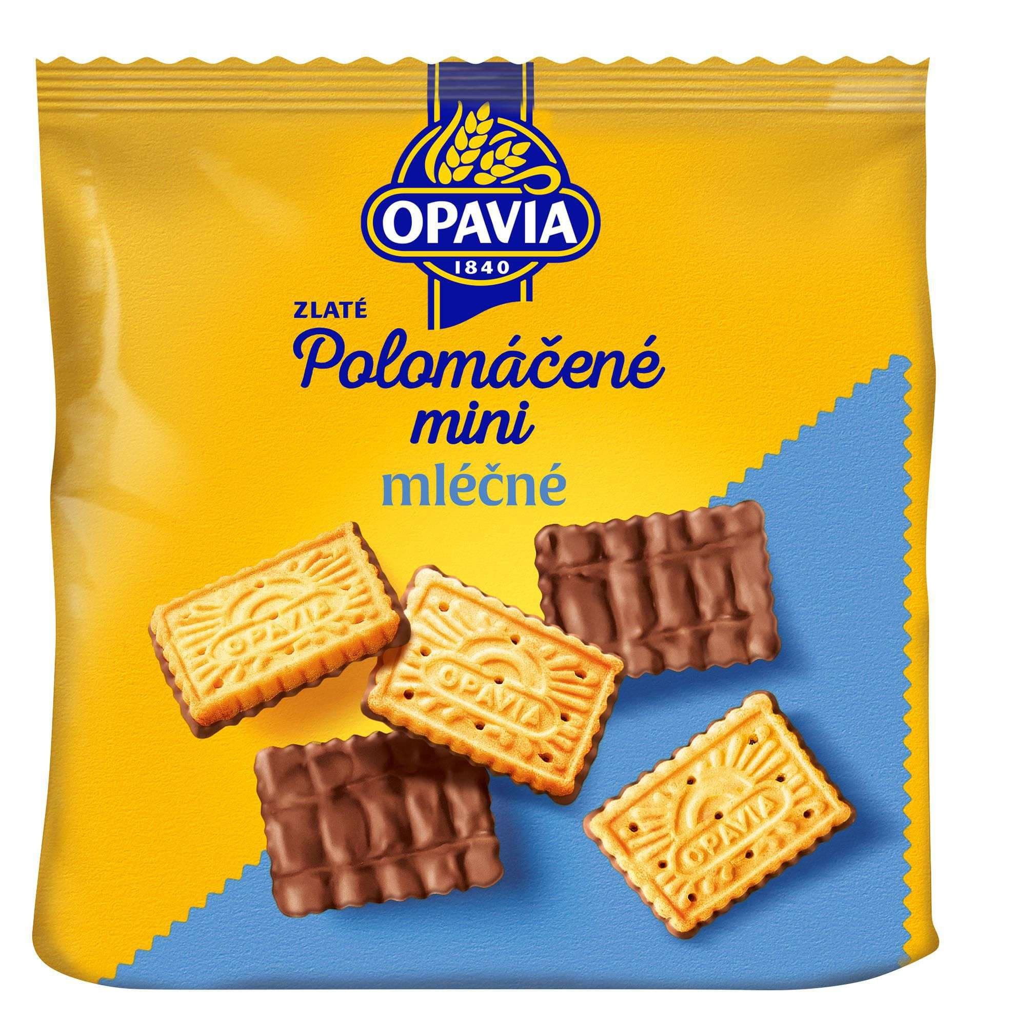 Opavia sušenky Zlaté Polomáčené Mini mléčné 145g