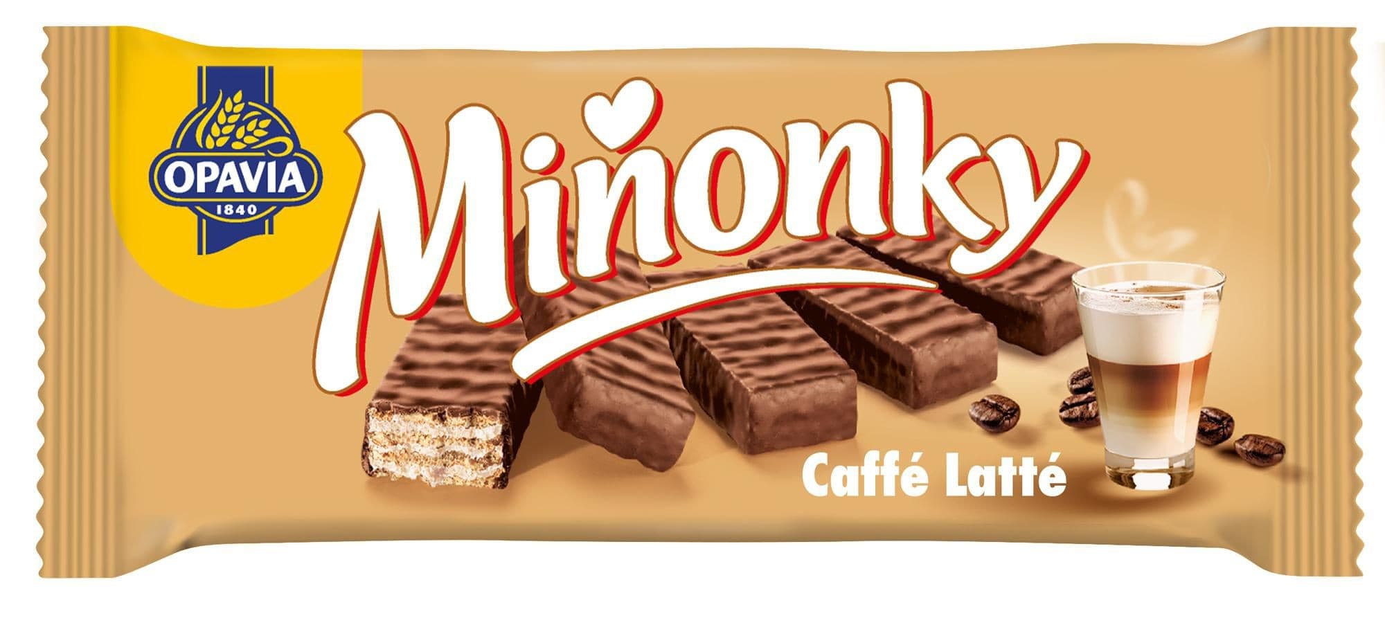 Opavia Miňonky Caffé latté oplatky 50g