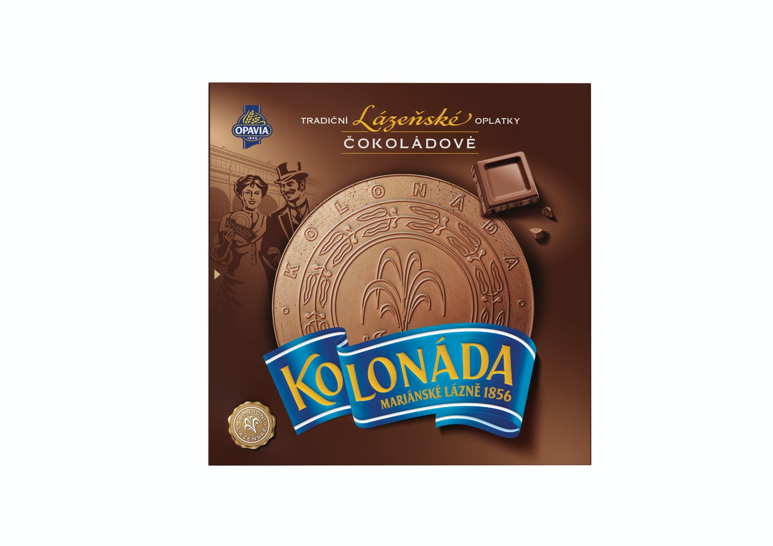 Opavia Kolonáda lázeňské oplatky čokoládové 200g