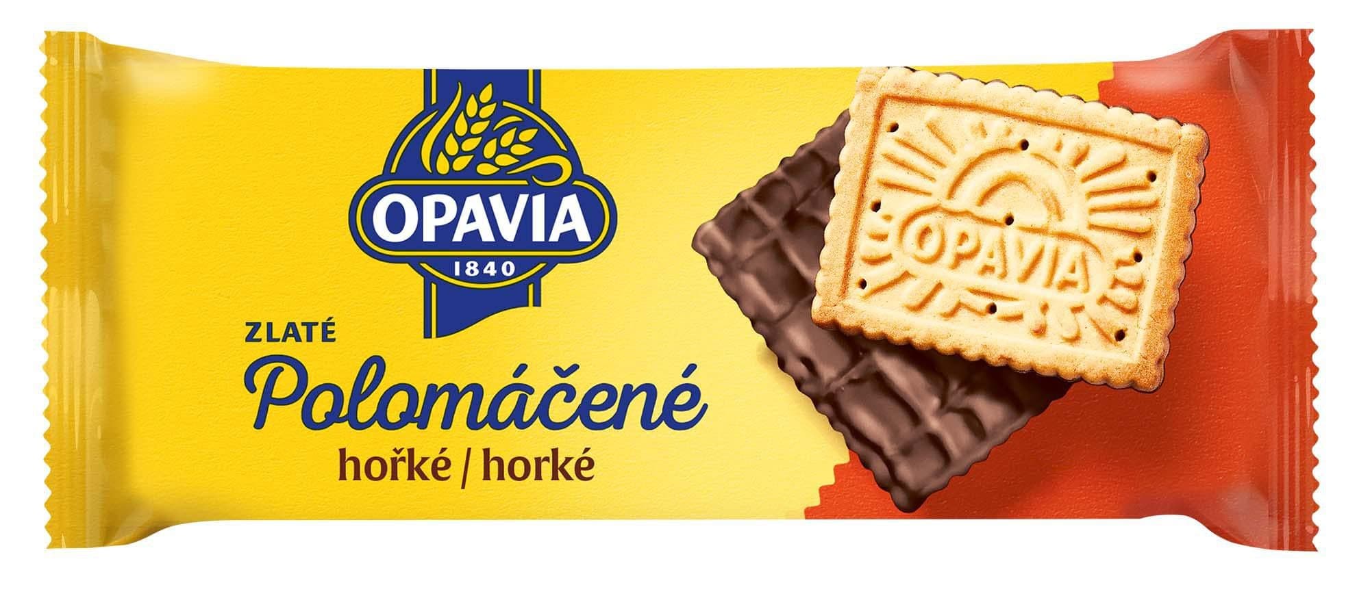 Opavia sušenky Zlaté Polomáčené hořké 100g
