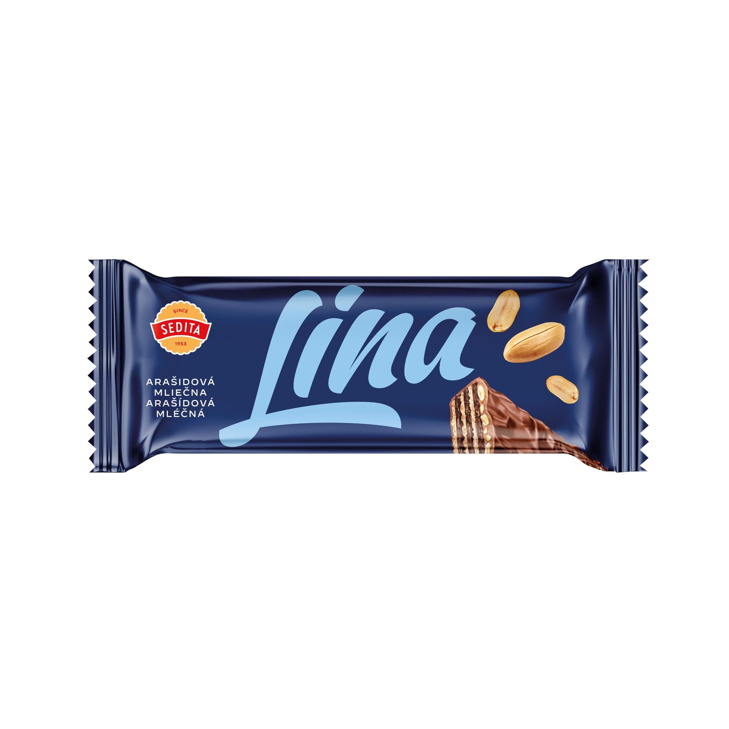 Sedita Lina s arašídy v mléčné polevě 50g