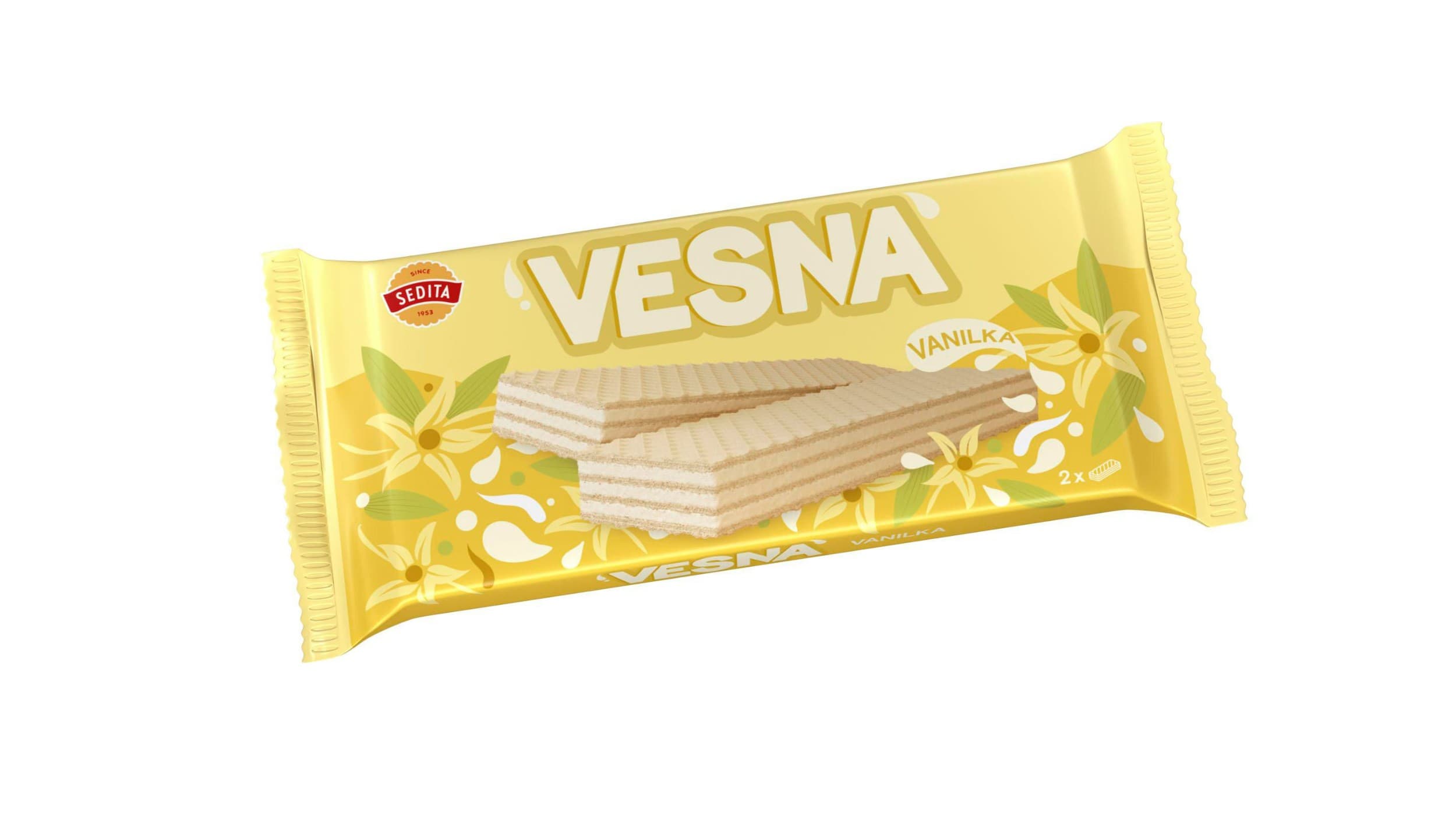 Sedita Vesna Oplatky s mléčnou krémovou náplní 50g