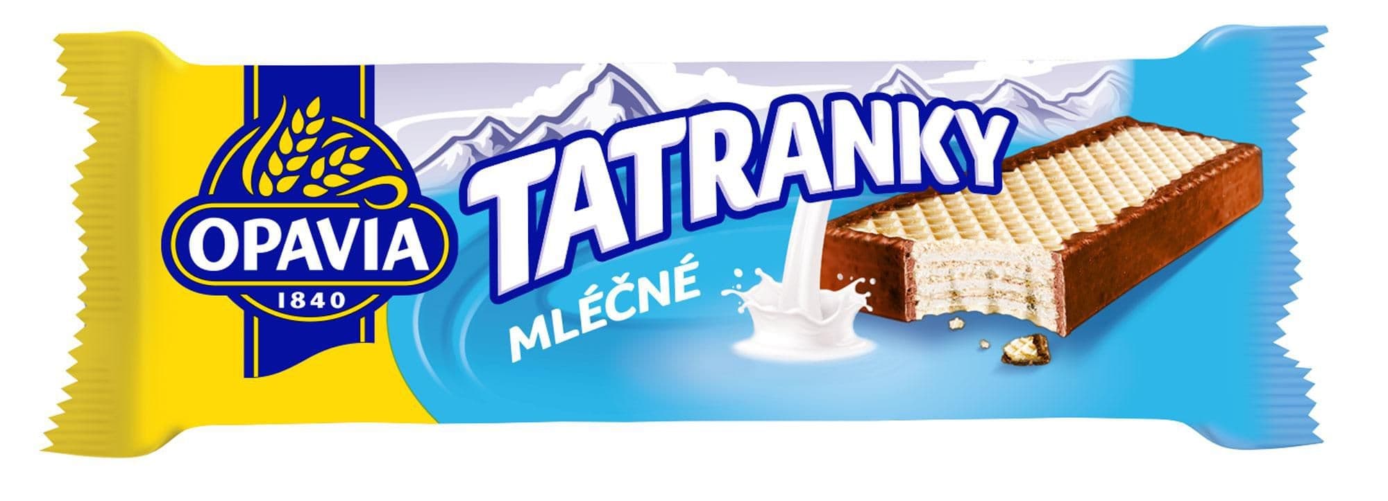Opavia Tatranky Mléčné oplatka 47g