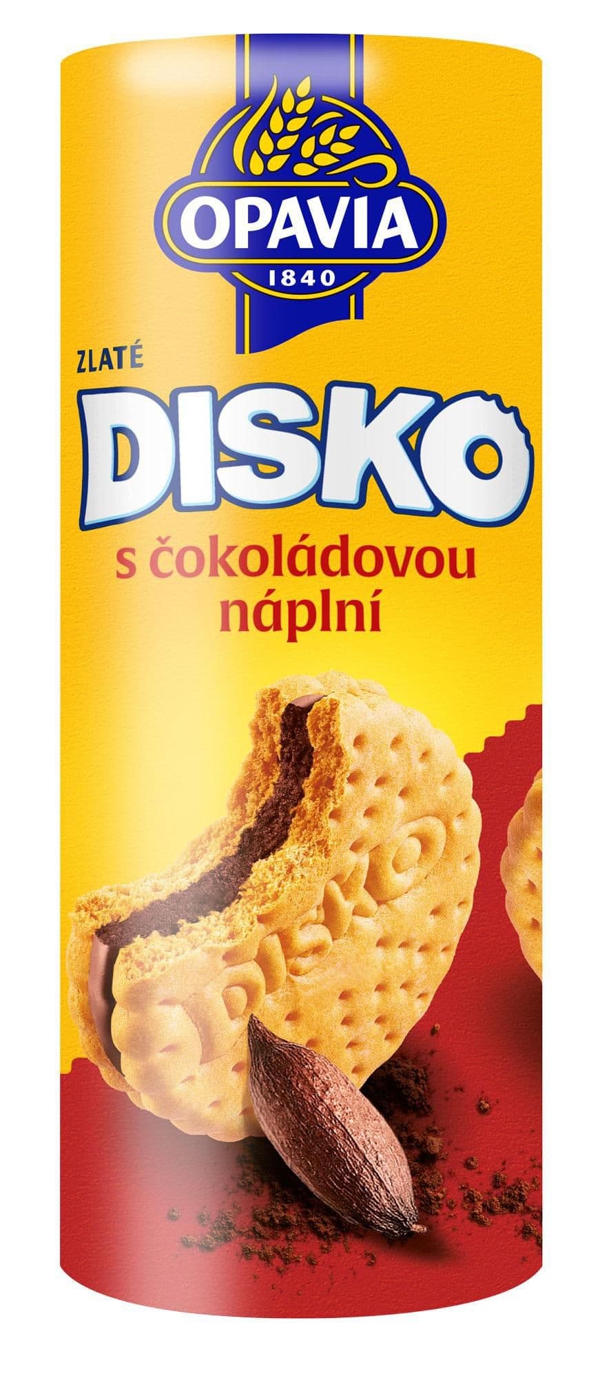 Opavia sušenky Disko čokoládová náplň 169g