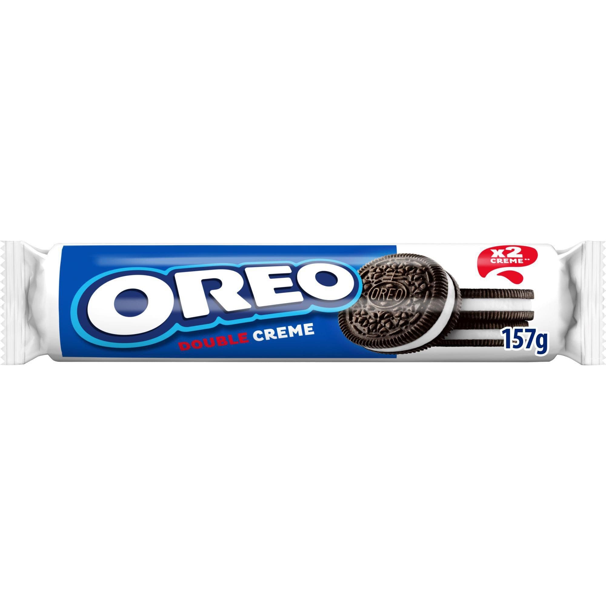 Oreo Double Creme sušenky s dvojitou vanilkovou náplní 157g