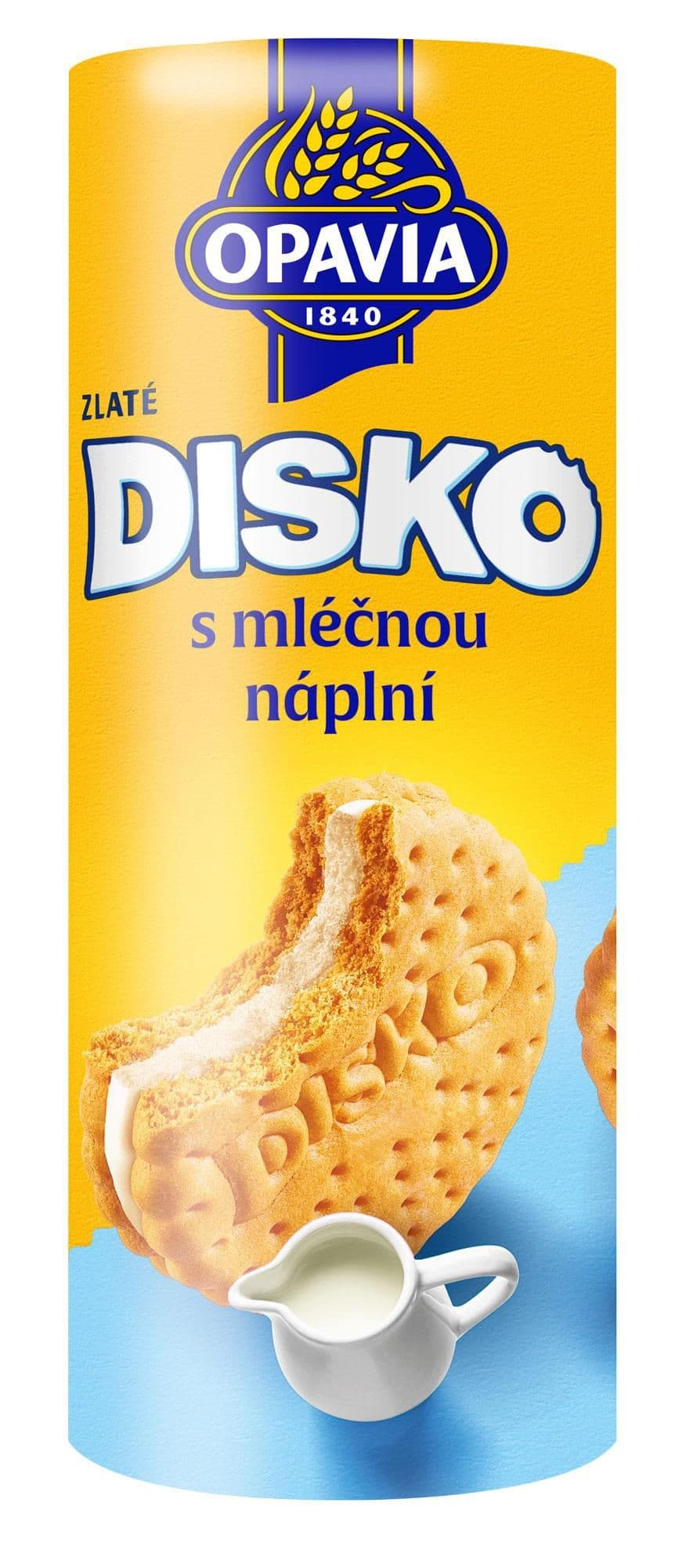 Opavia sušenky Disko mléčná náplň 169g