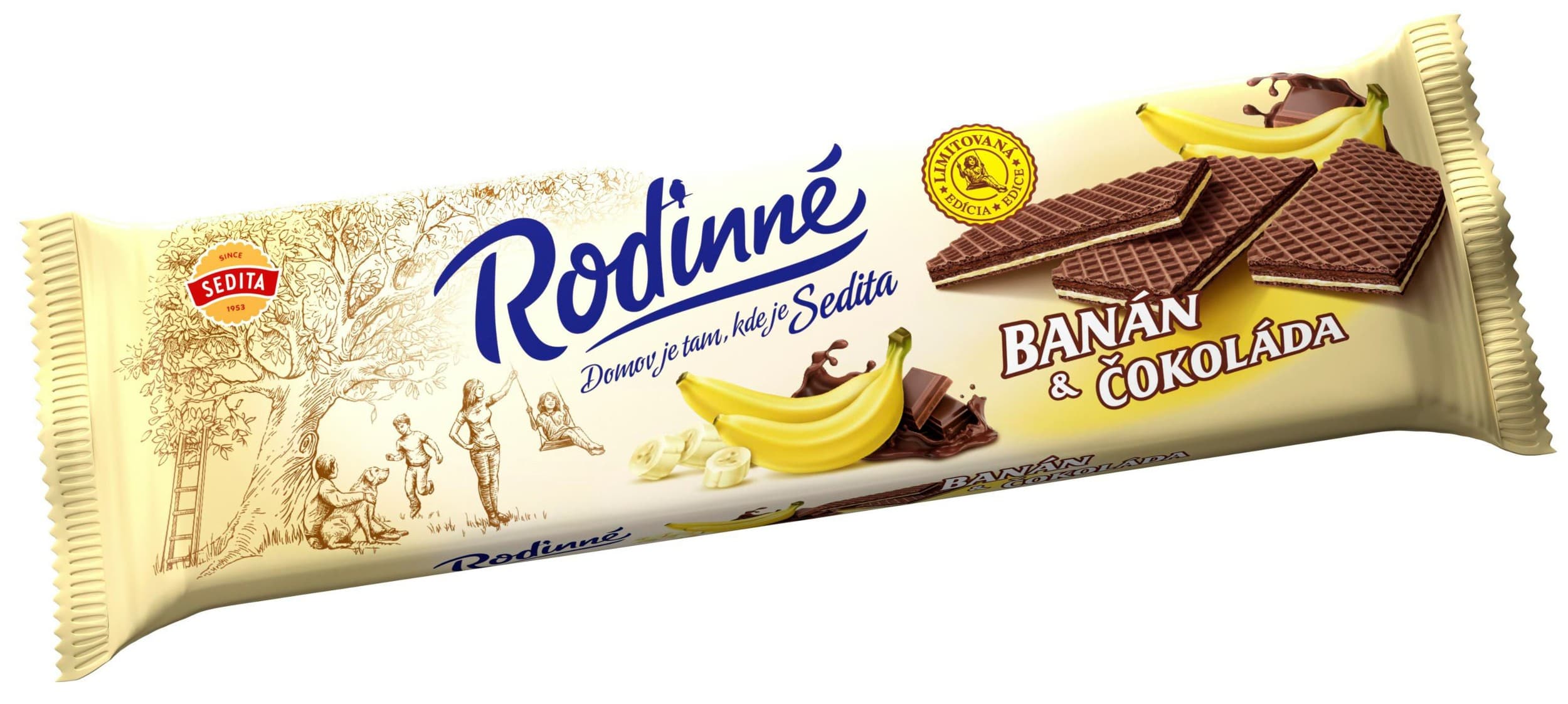 Sedita Rodinné Banán a čokoláda 130g
