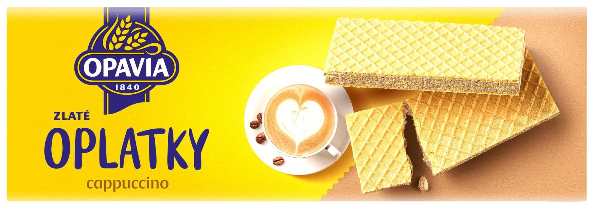 Opavia Oplatky Zlaté cappuccino 146g