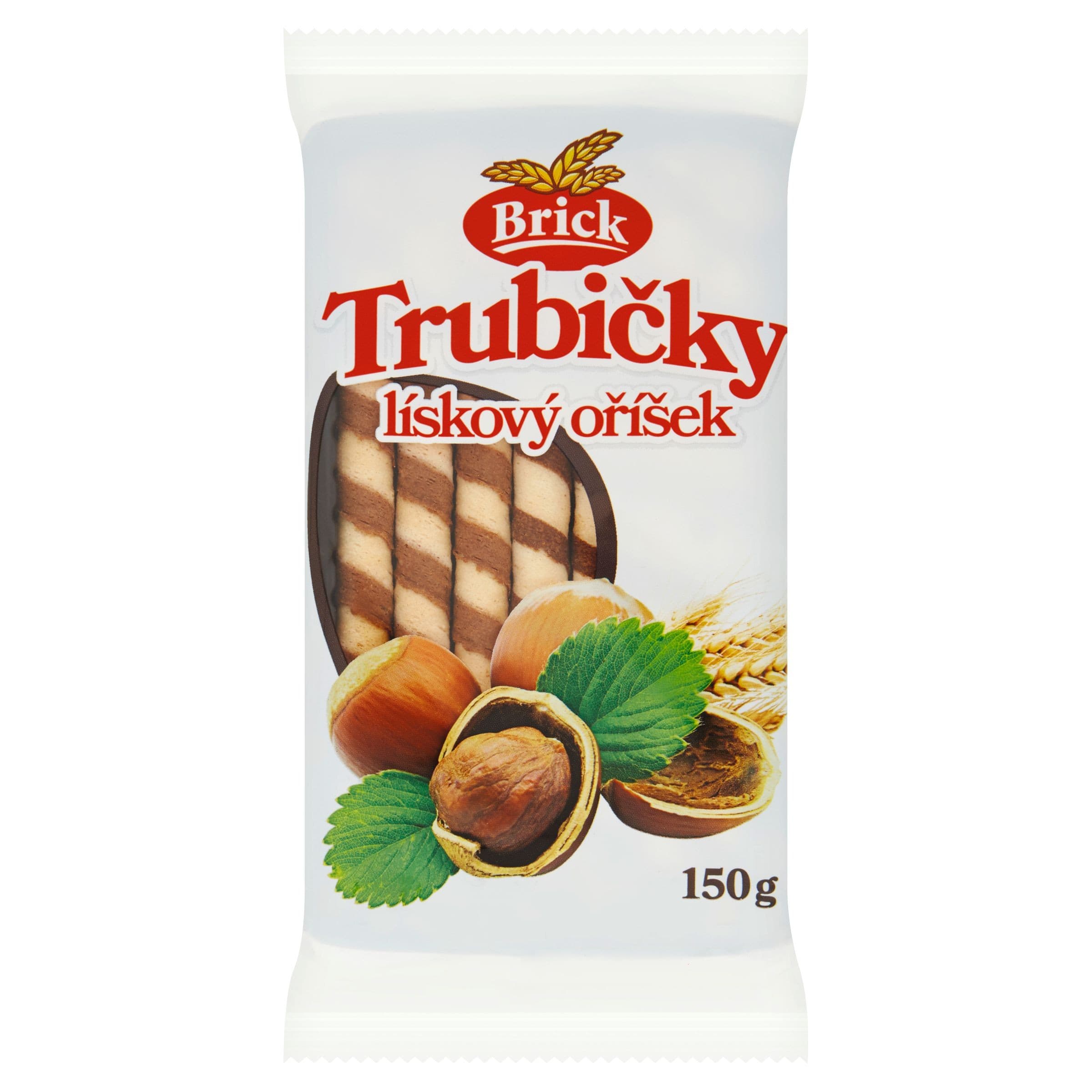 Brick Trubičky lískový oříšek 150 g
