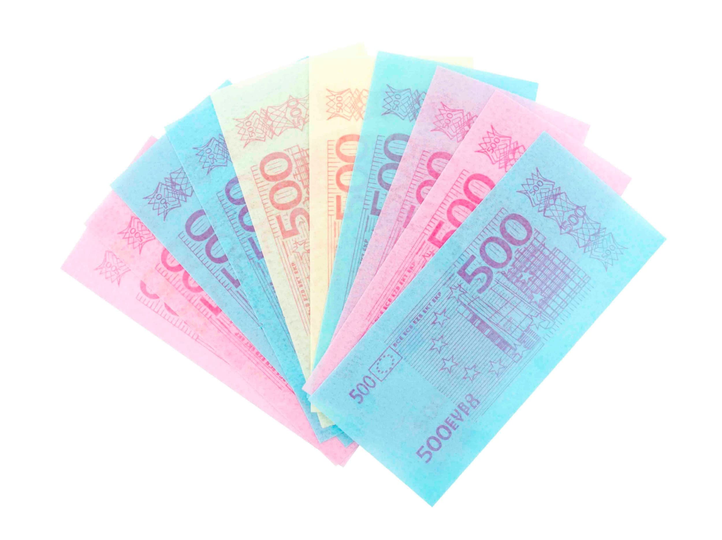 Mega Money jedlý papír v sáčku 10g