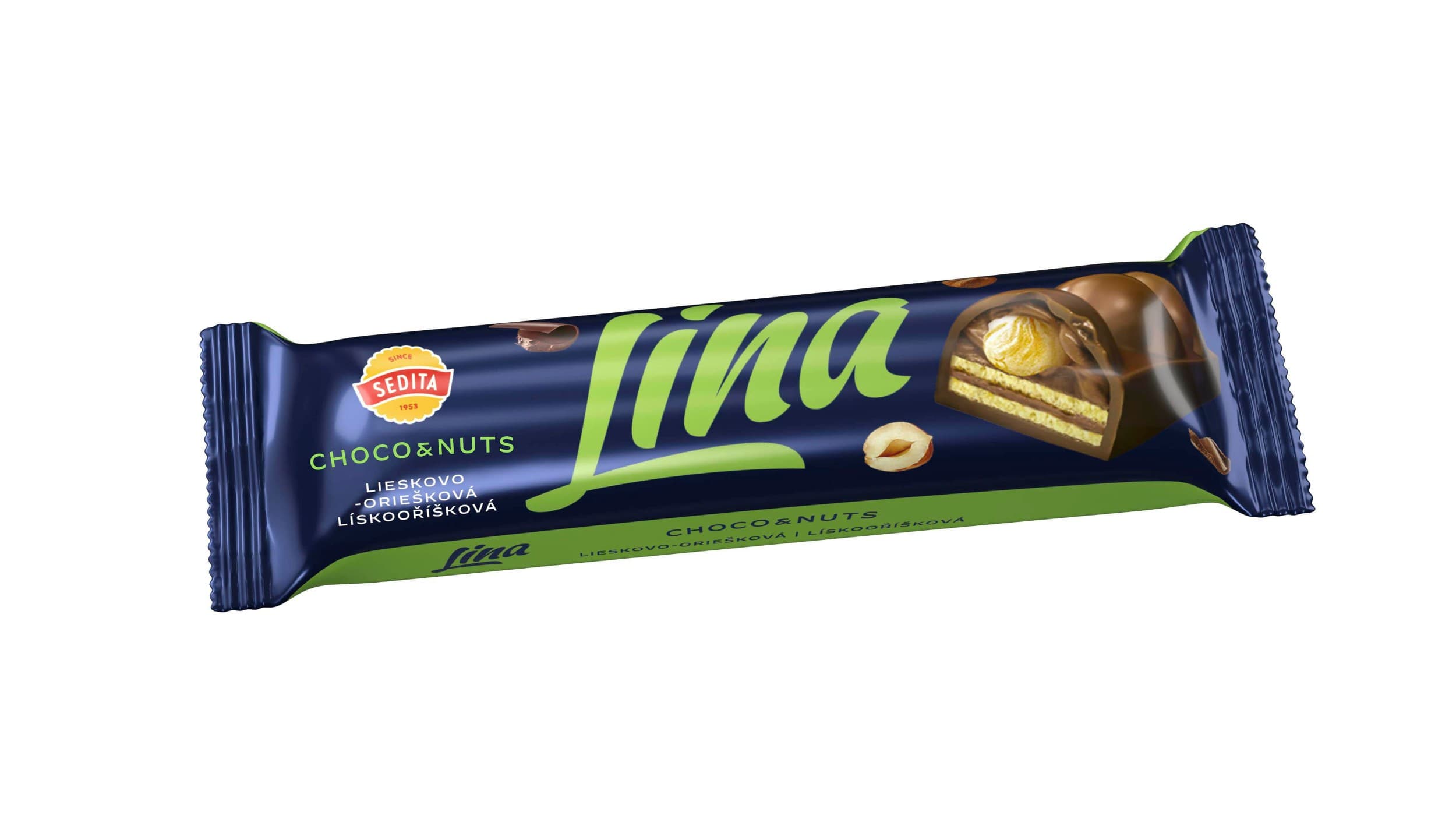 Sedita Lina lískooříšková celomáčená tyčinka 50g