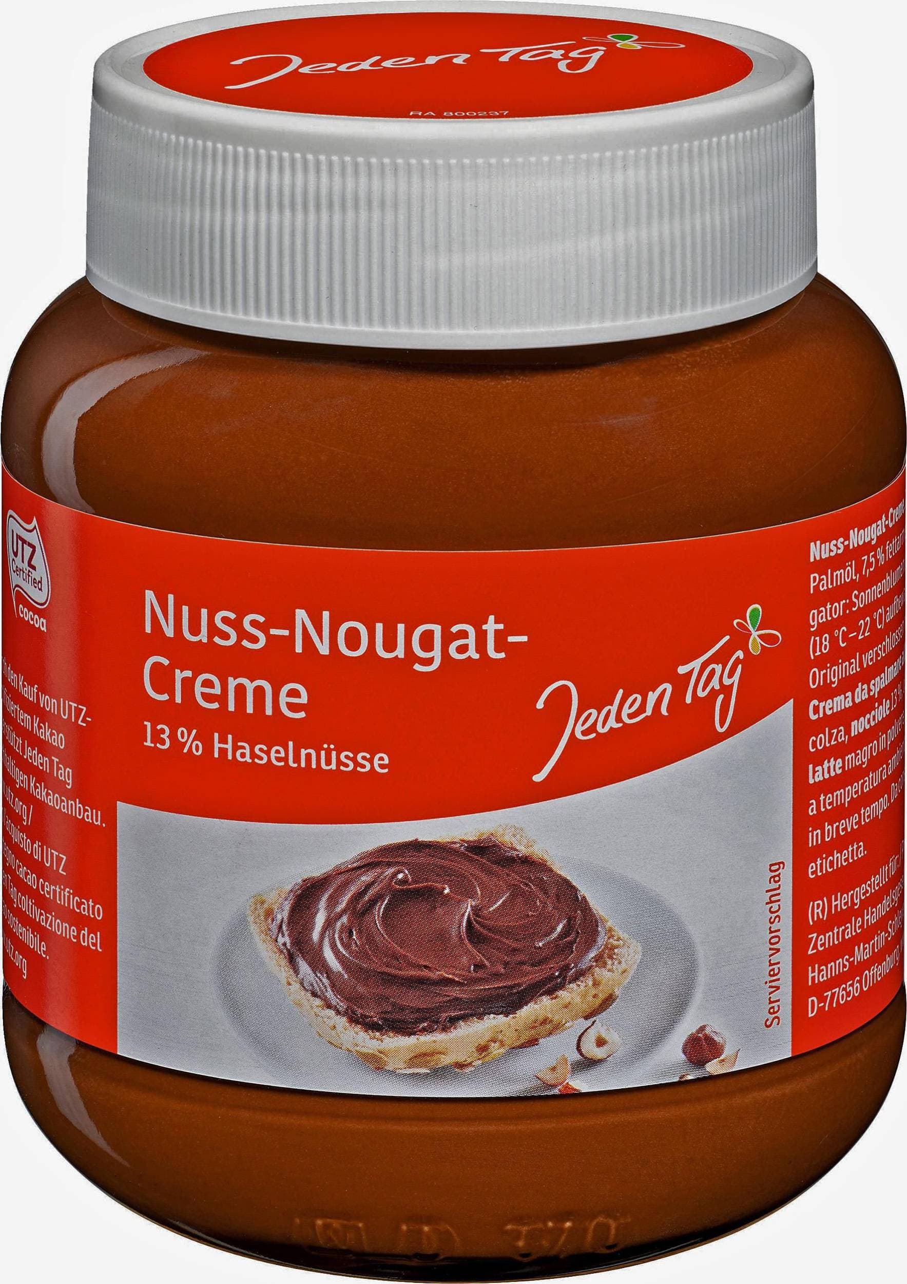 Jeden Tag Krém oříškovo-nugátový 400g