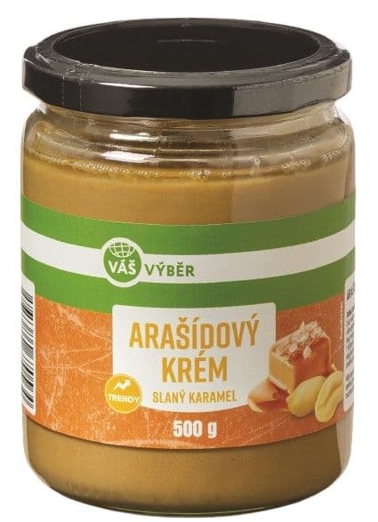 Váš Výběr Arašídový krém slaný karamel 500 g